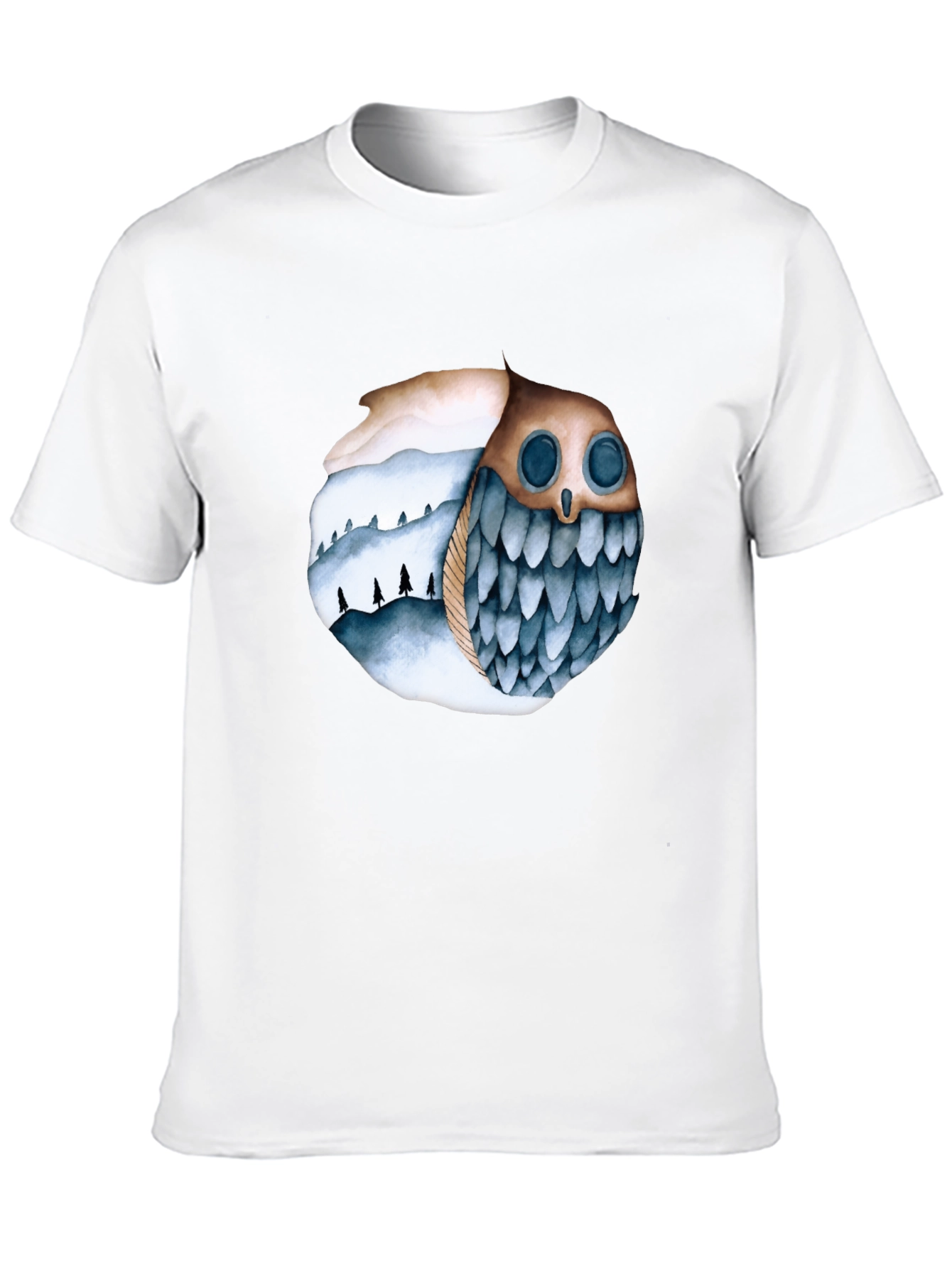 Owl and Mountain T-Shirt