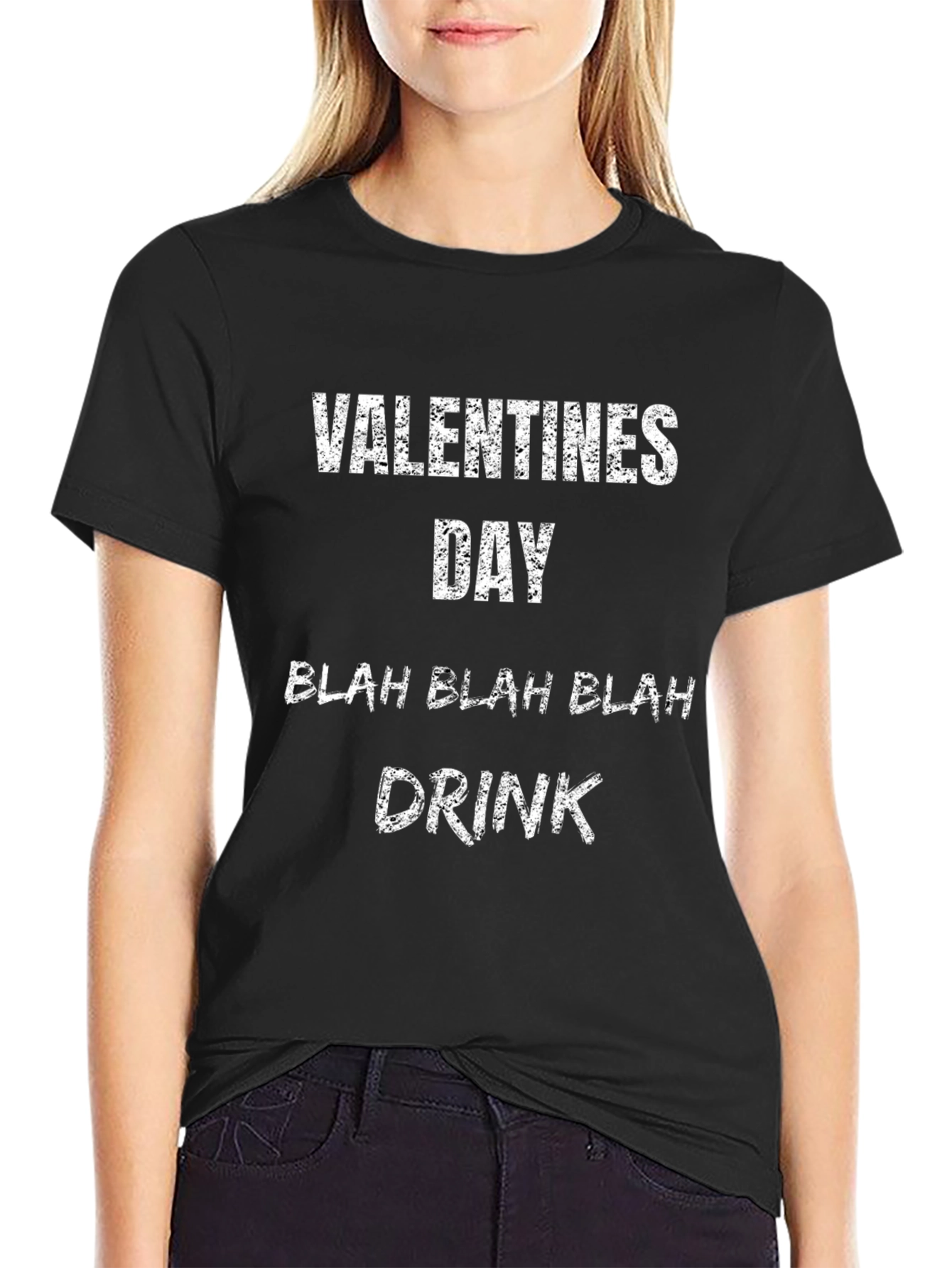 Valentines Day Blah Blah Blah Drink T-Shirt