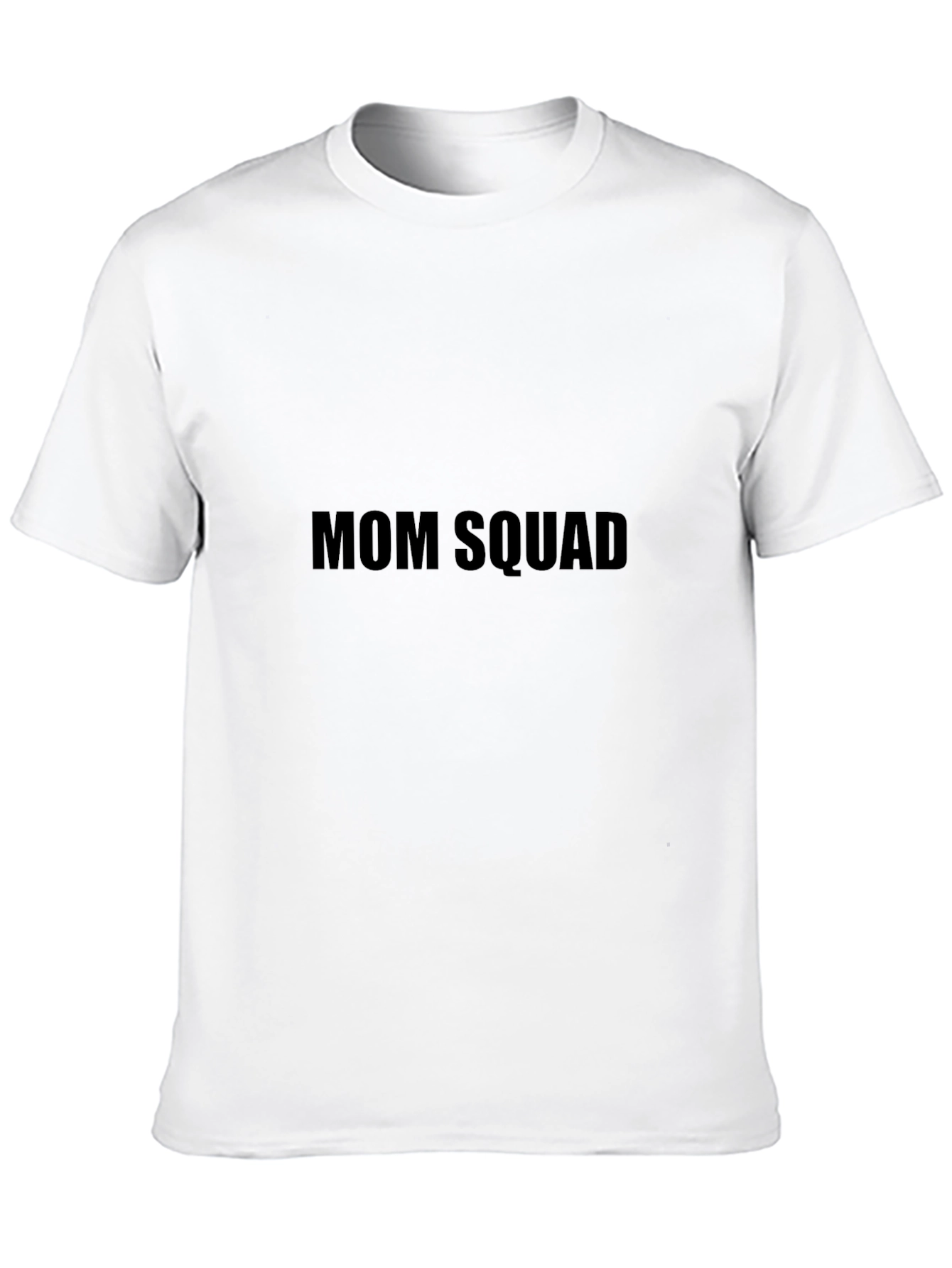 Mom Squad Black Crew Neck T-Shirt