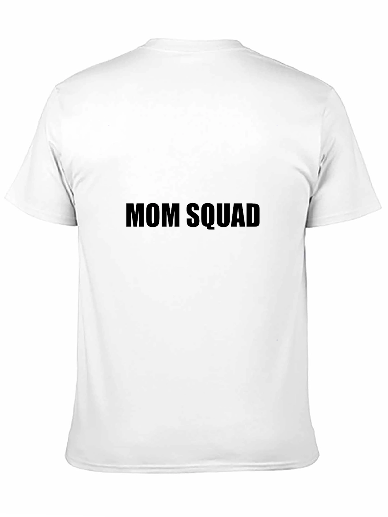 Mom Squad Black Crew Neck T-Shirt