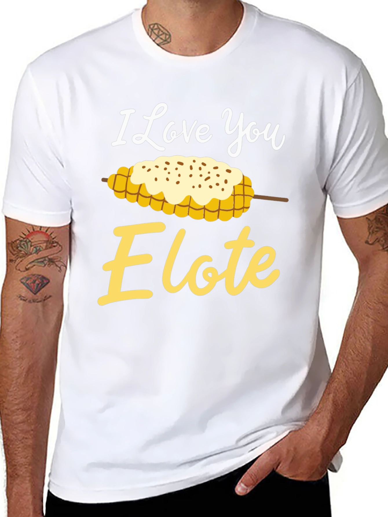 I Love You Elote Graphic T-Shirt