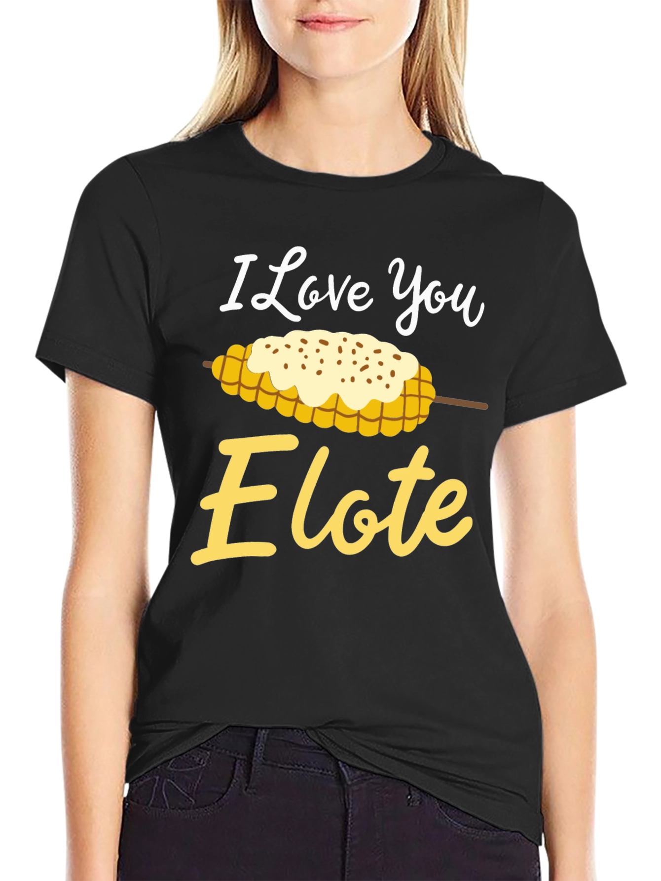 I Love You Elote Graphic T-Shirt