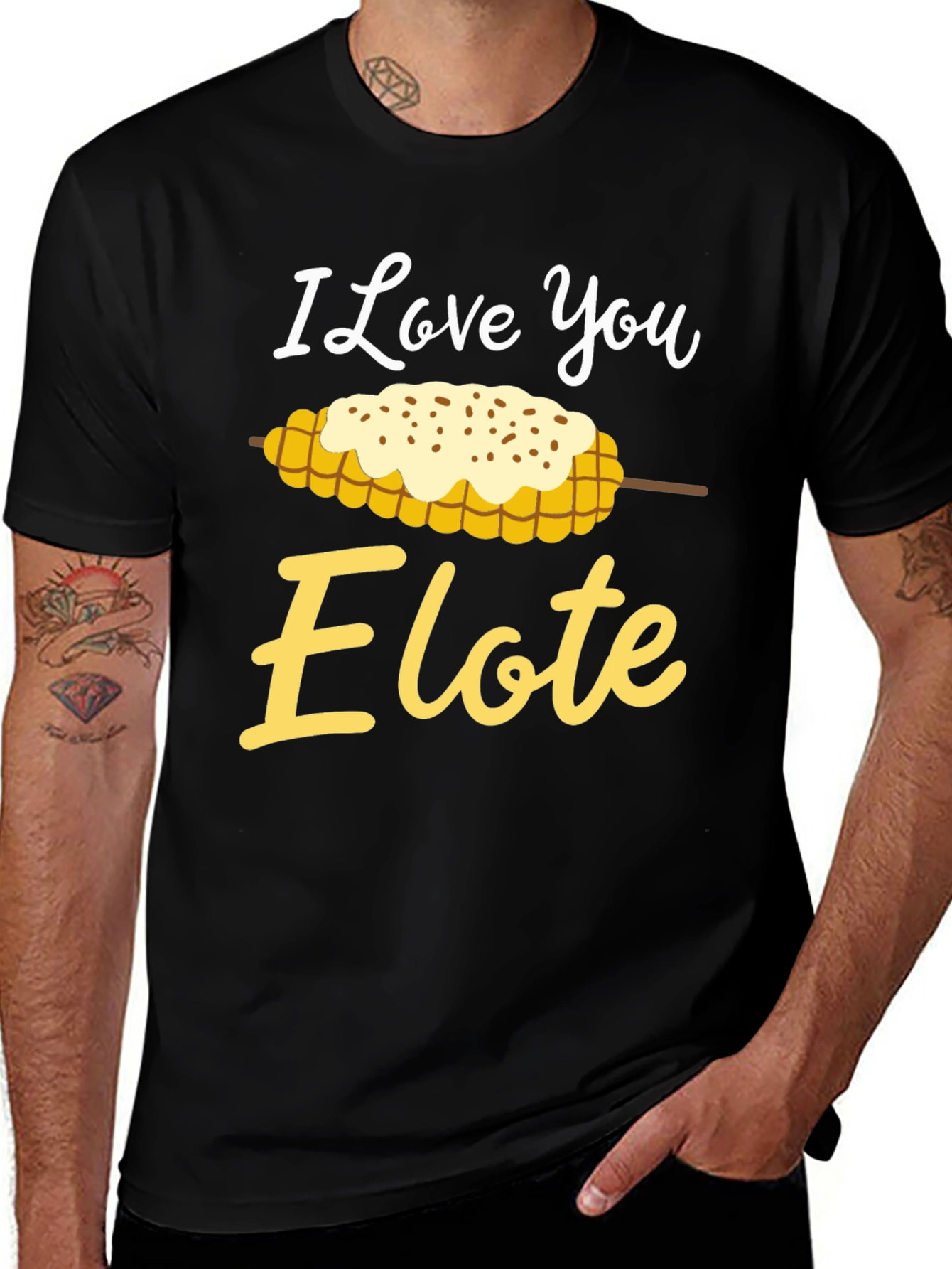 I Love You Elote Graphic T-Shirt