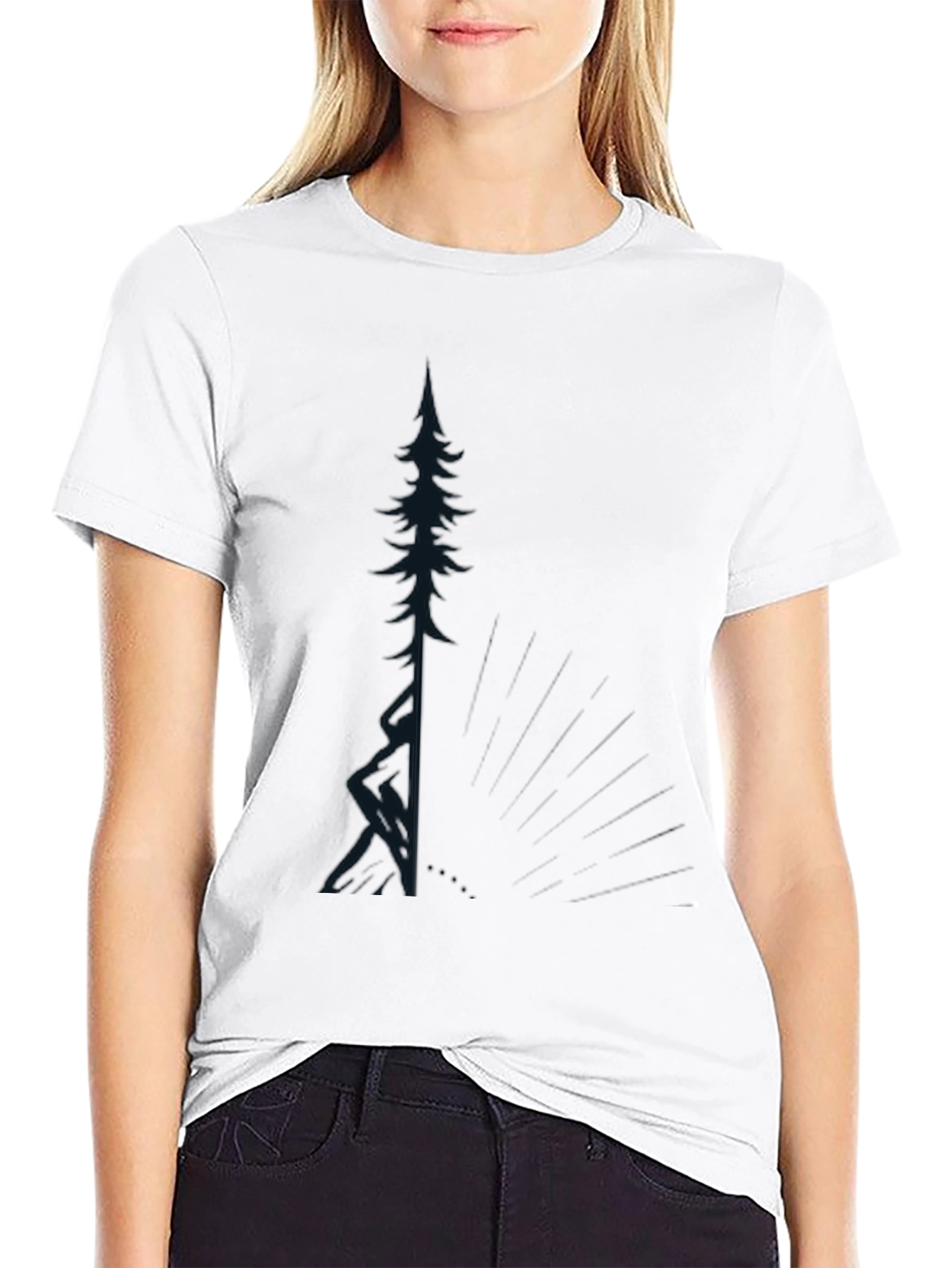 Mountain Pine Graphic Tee - Black