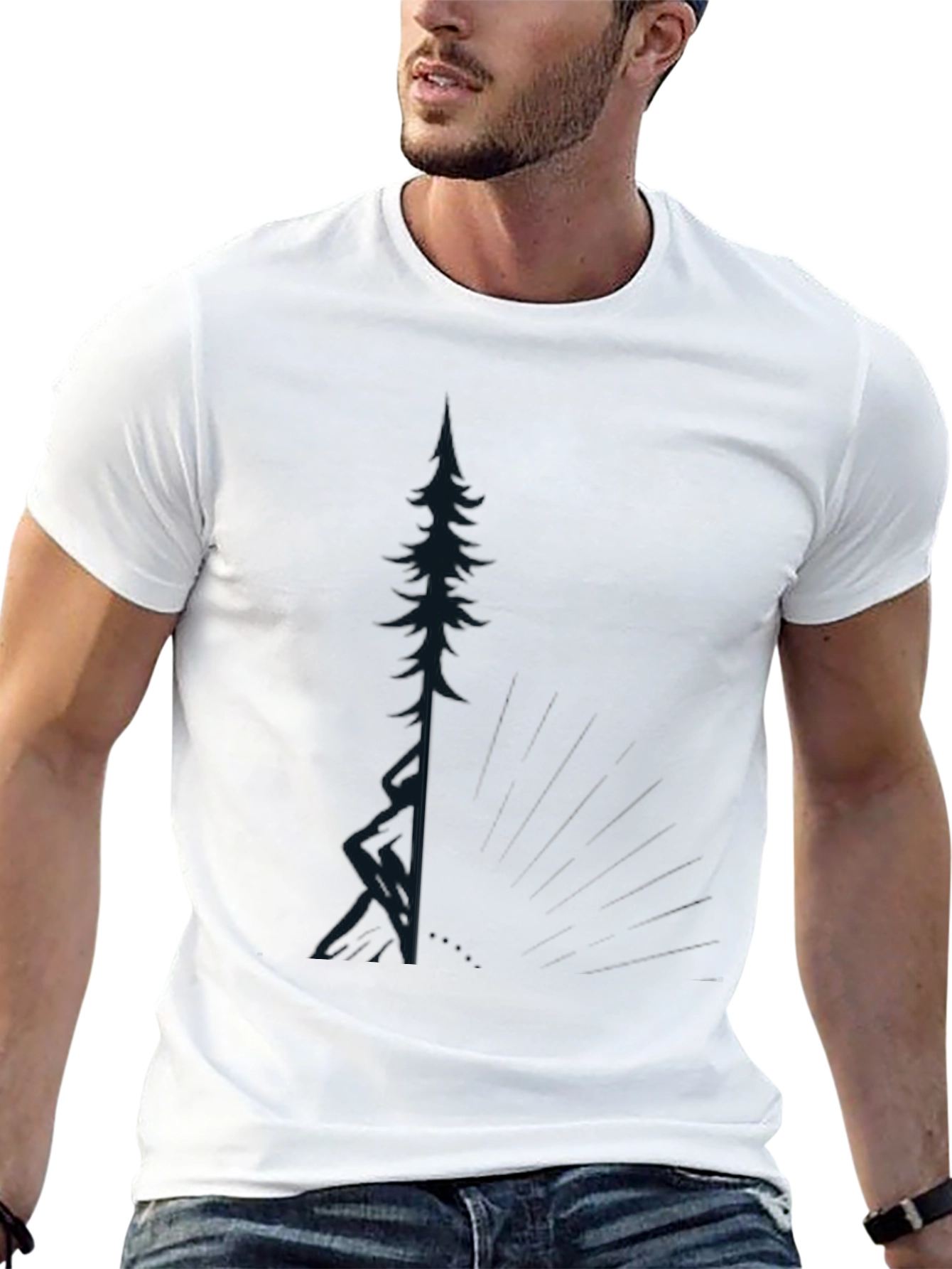 Mountain Pine Graphic Tee - Black