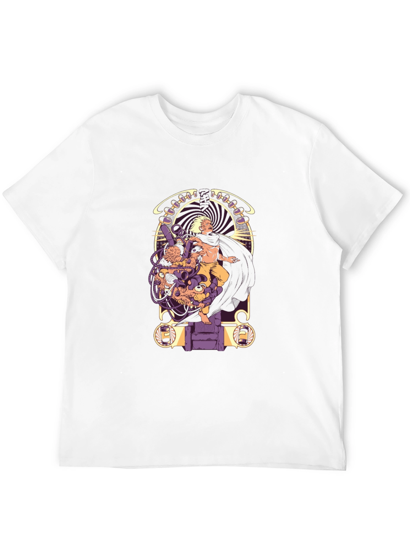 Graphic Tee - Sci-Fi Hero Art Nouveau Style