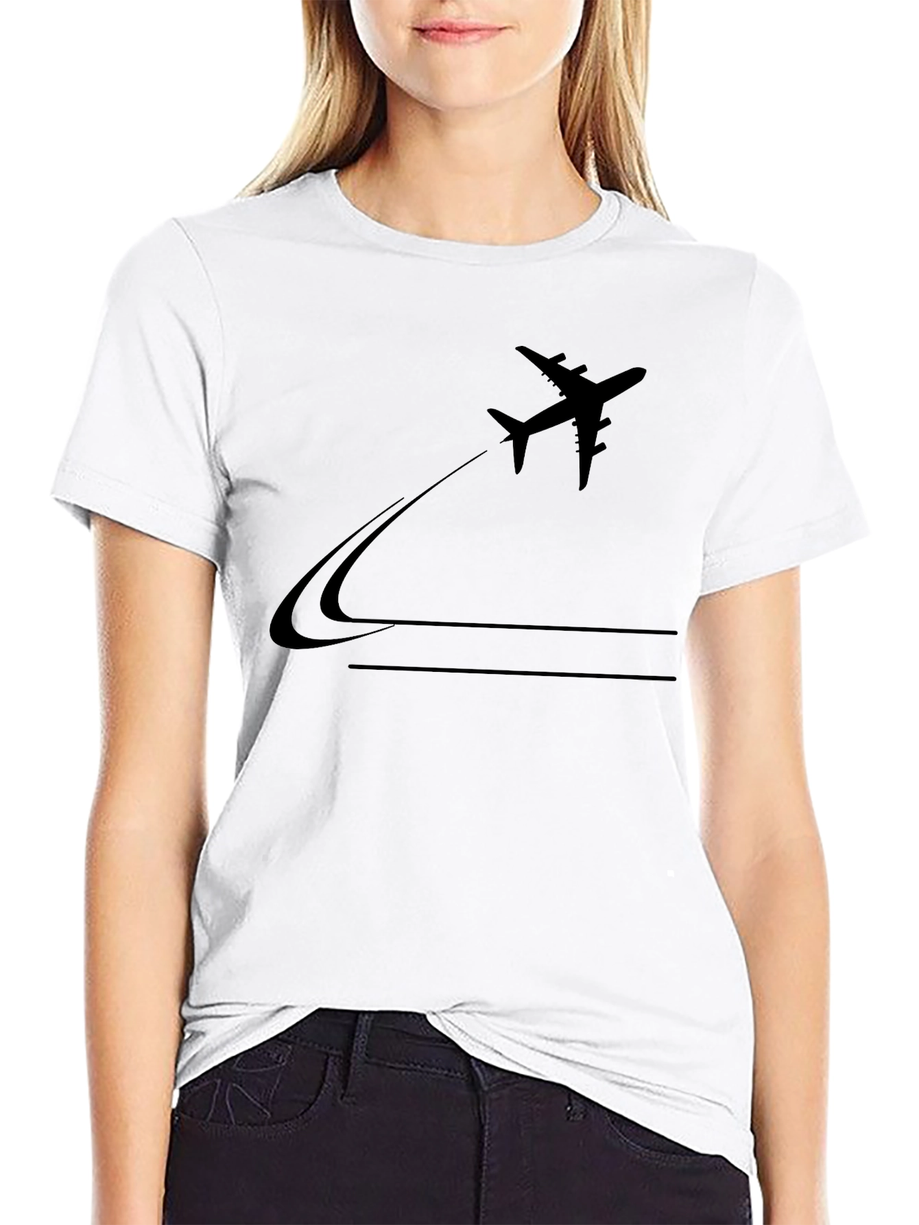 Airplane Graphic Tee - Fly High in Style