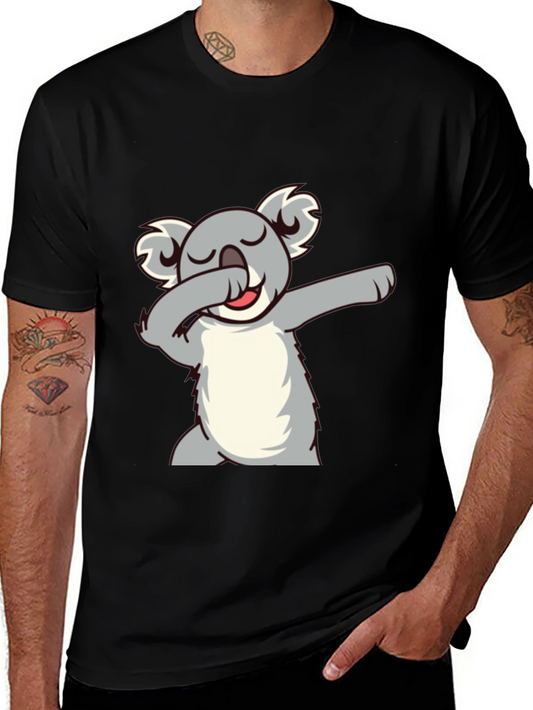 Koala Dabbing Graphic T-Shirt - Soft Cotton Blend