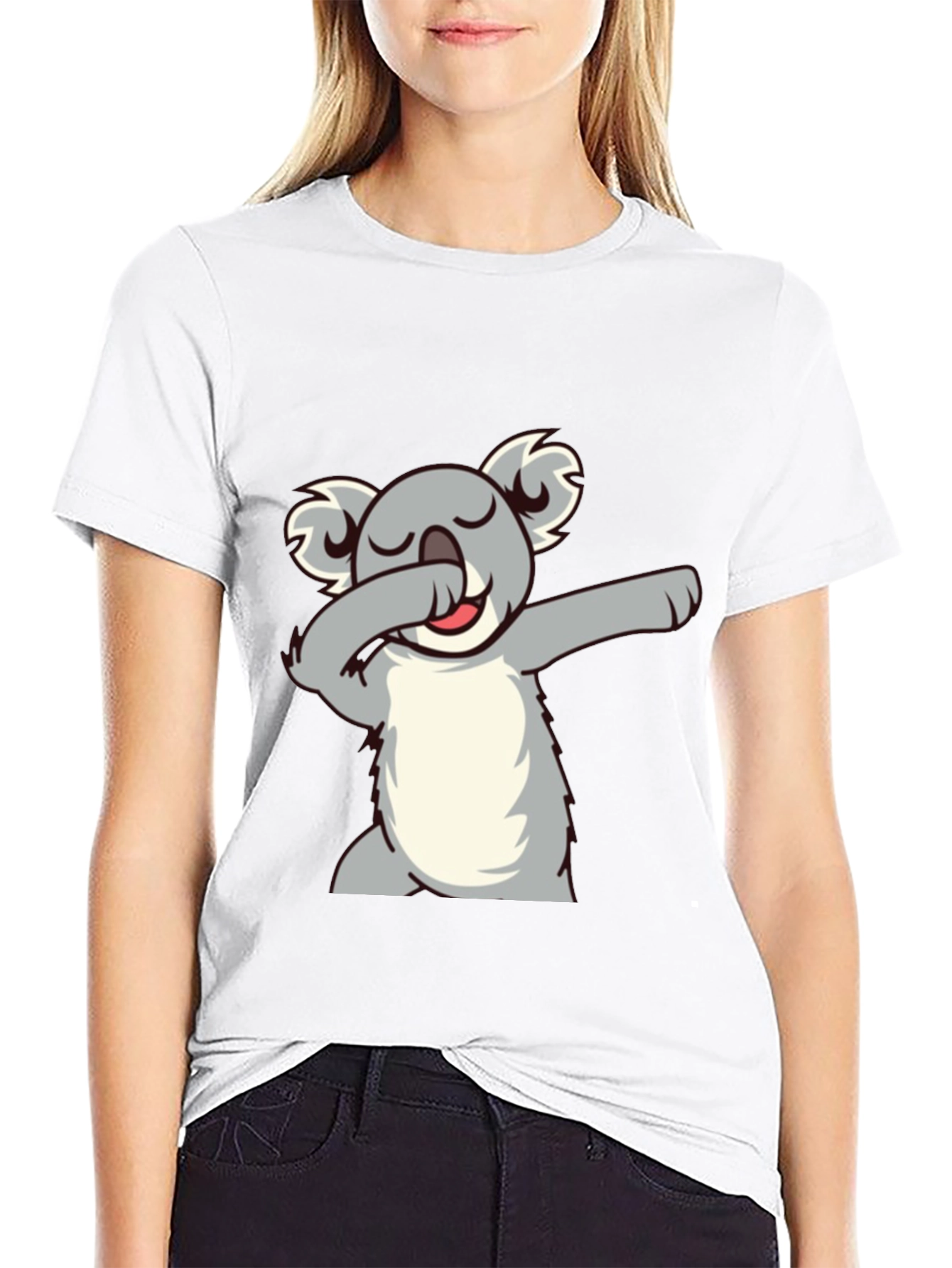 Koala Dabbing Graphic T-Shirt - Soft Cotton Blend