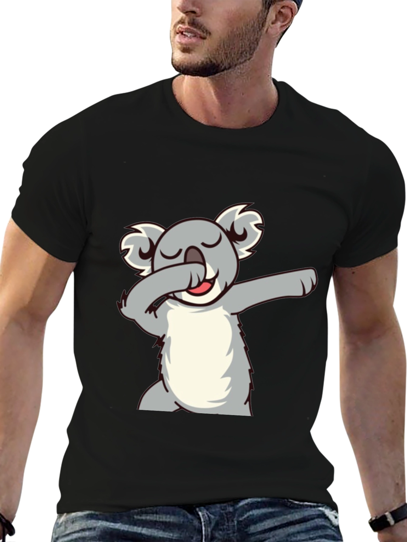 Koala Dabbing Graphic T-Shirt - Soft Cotton Blend