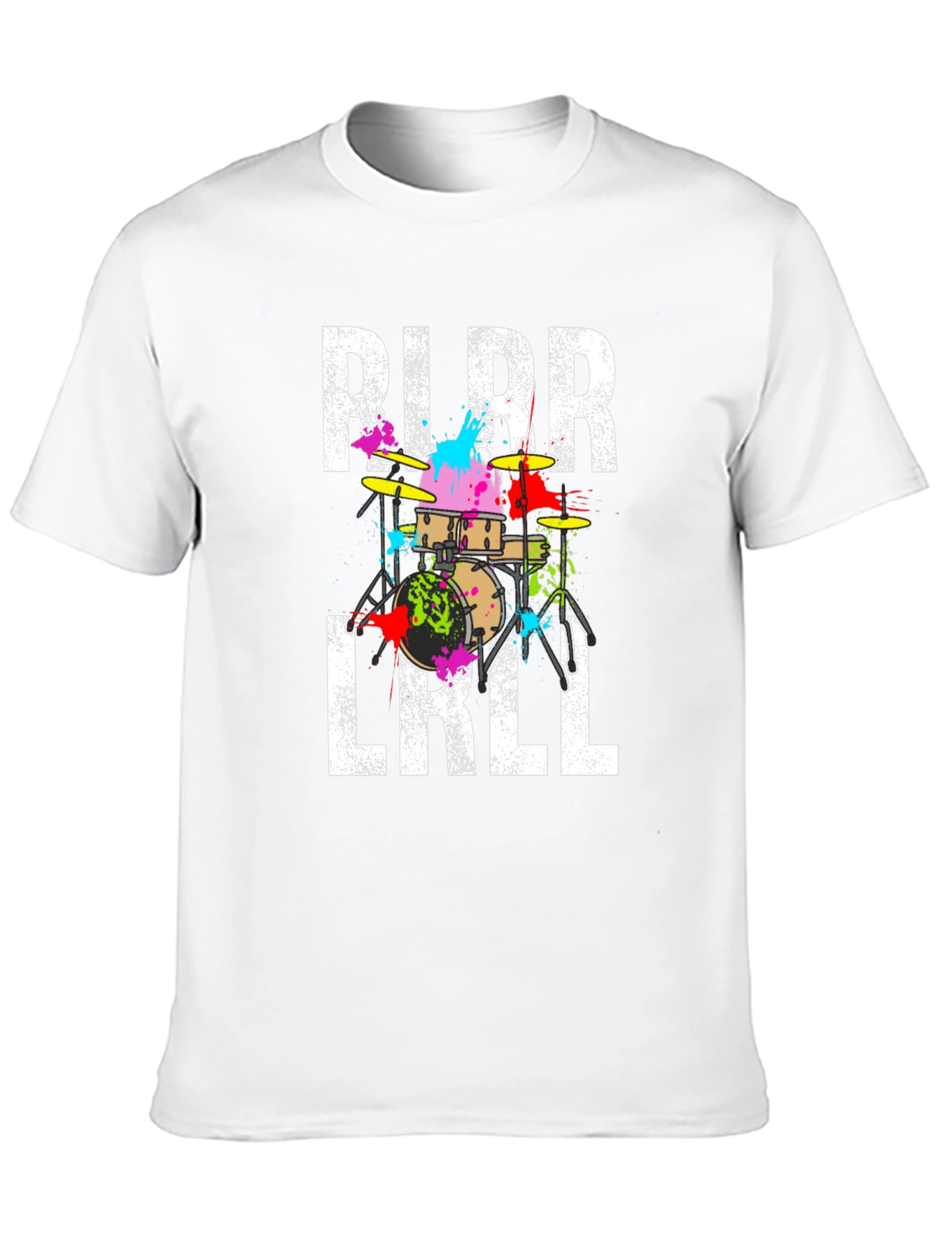 PLRR LRLL Drum T-Shirt - Unique Music Tee