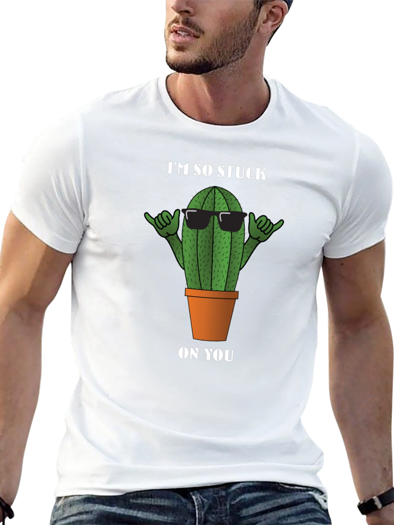 Im So Stuck on You Cactus Graphic Tee