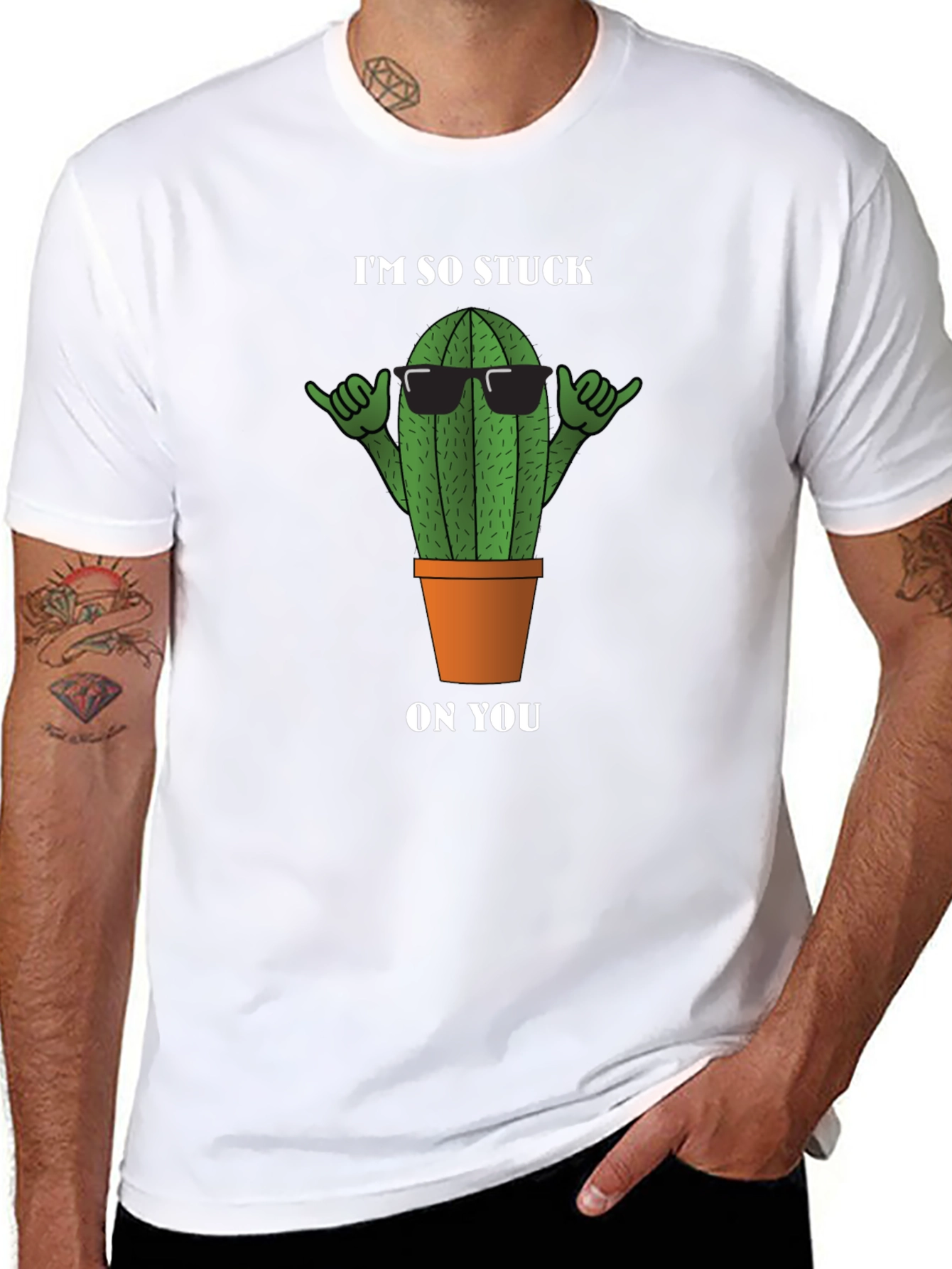 Im So Stuck on You Cactus Graphic Tee