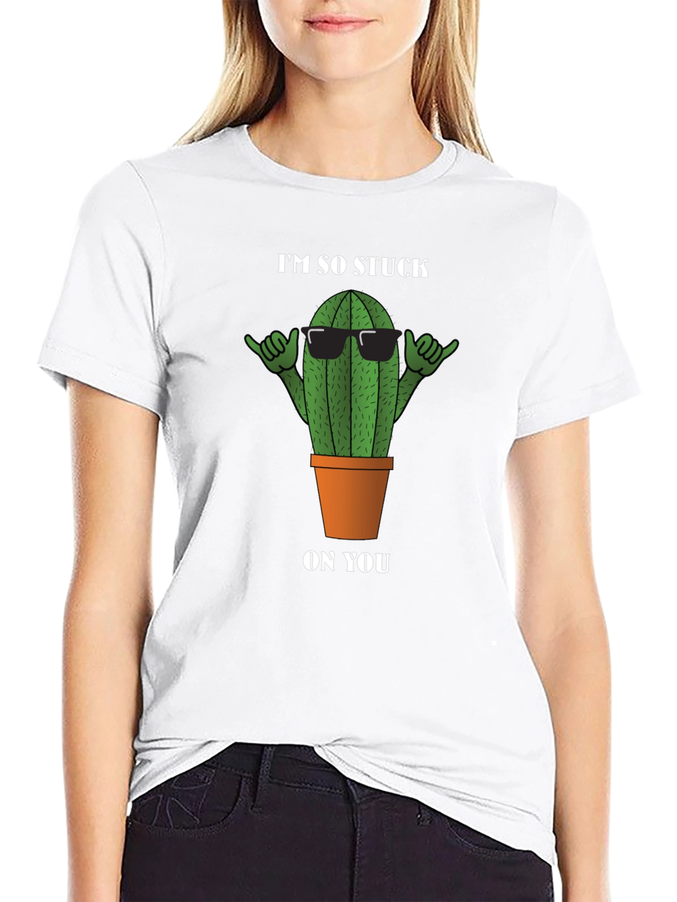 Im So Stuck on You Cactus Graphic Tee