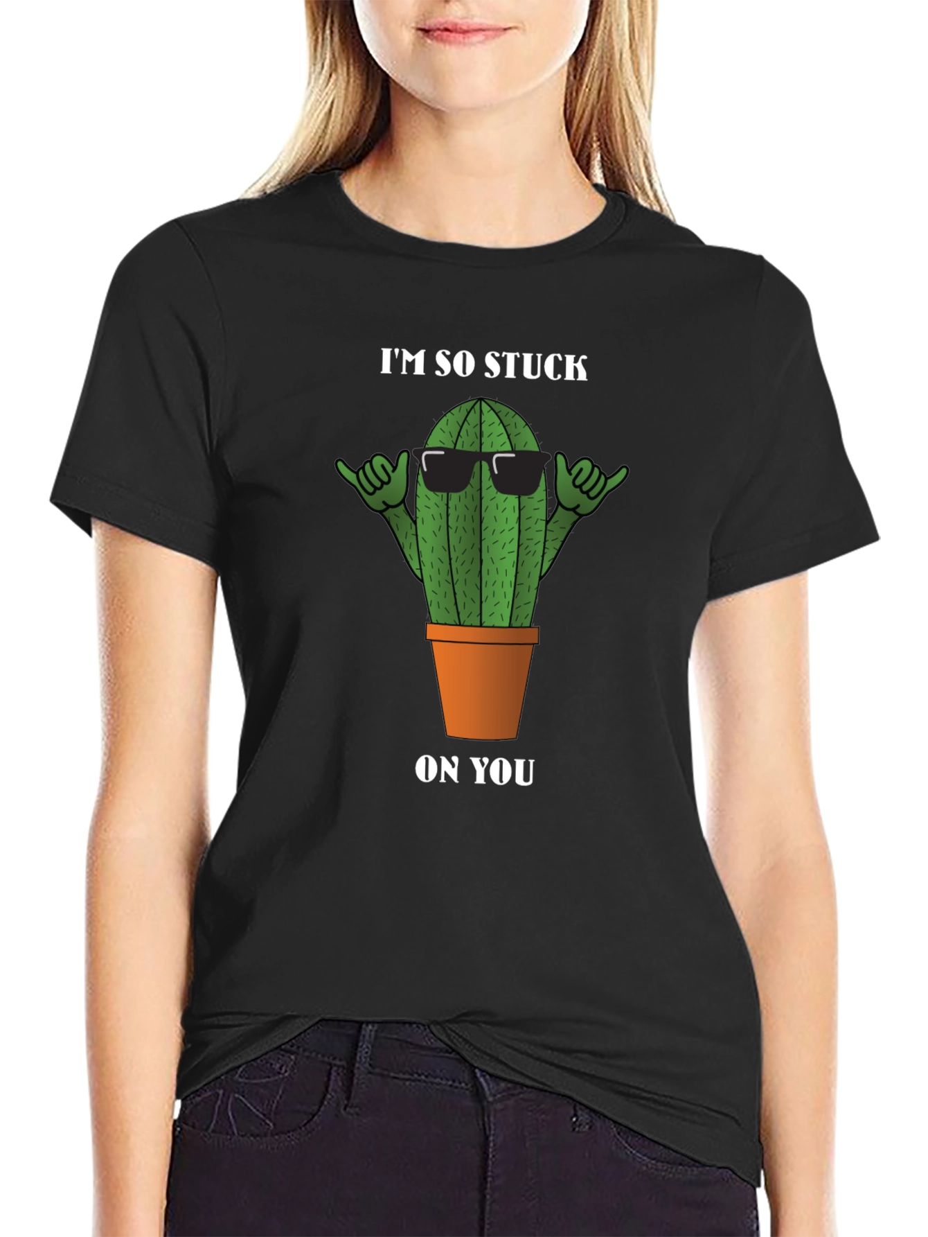 Im So Stuck on You Cactus Graphic Tee