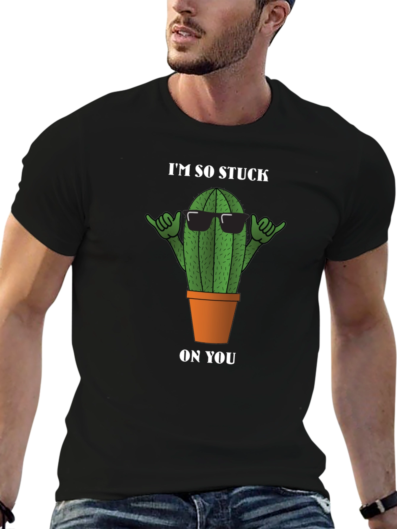 Im So Stuck on You Cactus Graphic Tee