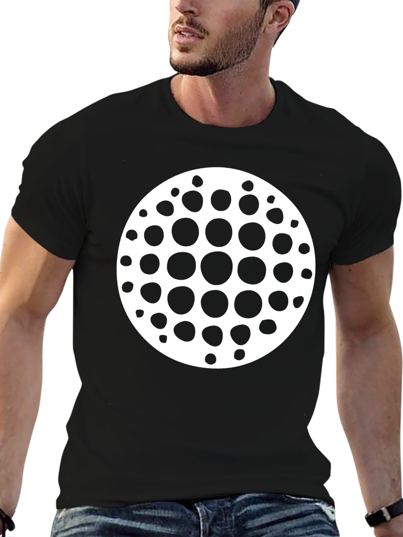 Graphic Print Crew Neck Tee