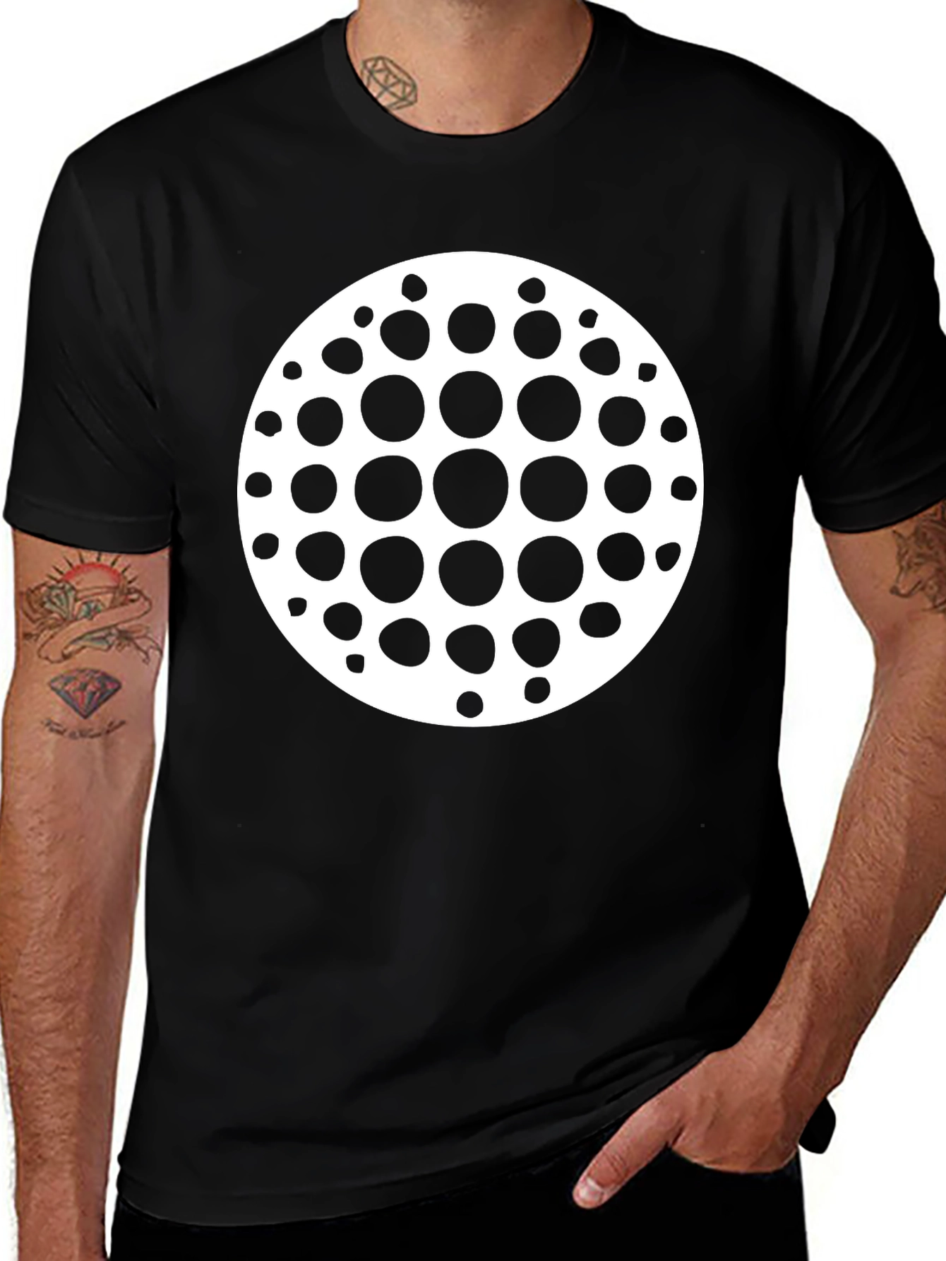 Graphic Print Crew Neck Tee