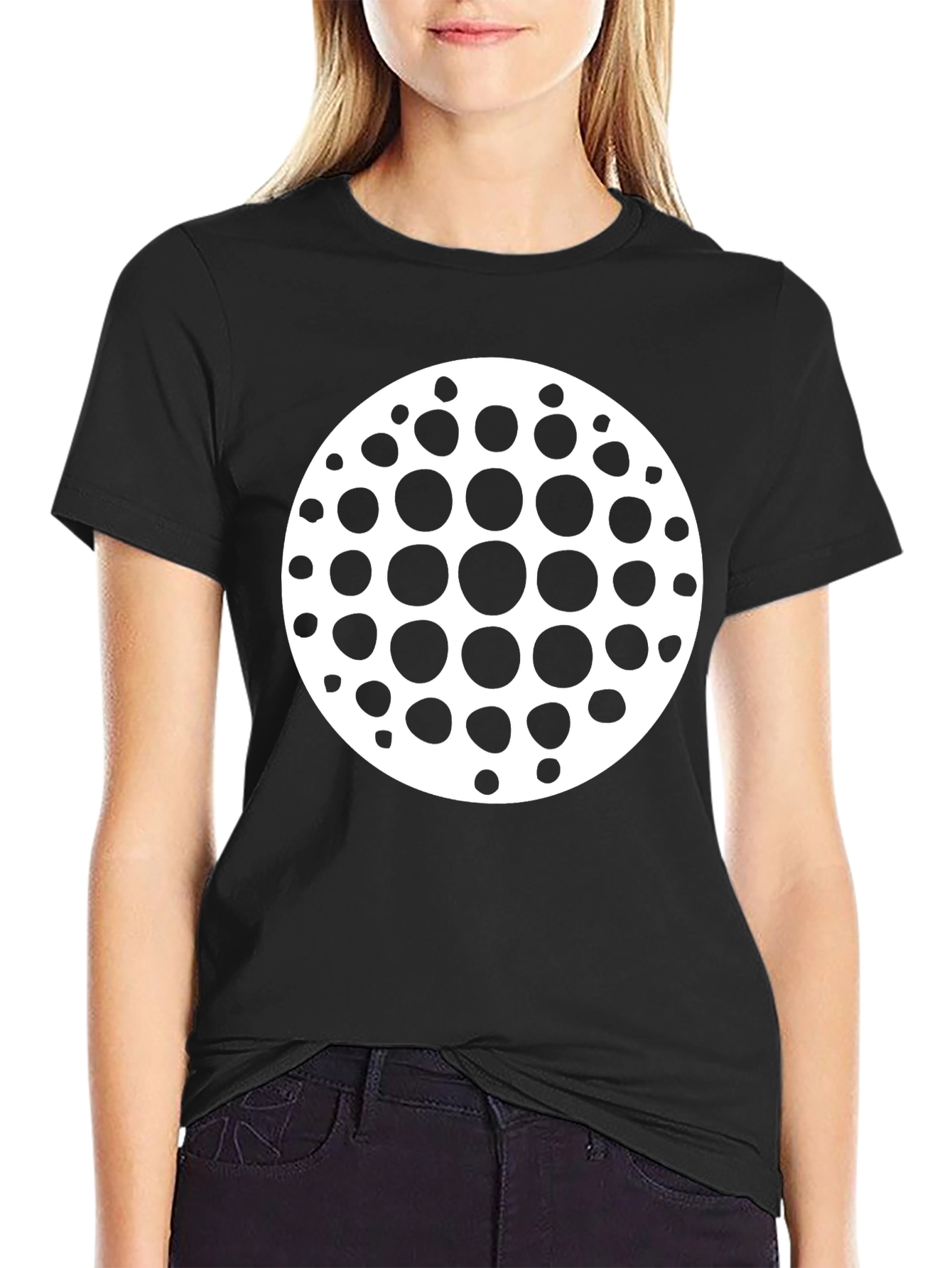 Graphic Print Crew Neck Tee