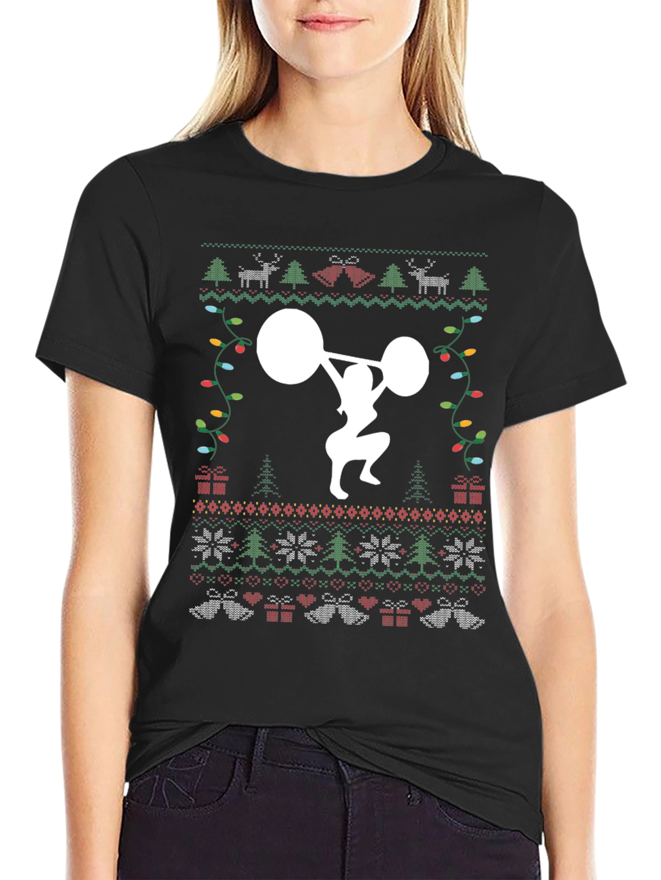 Christmas Weightlifting T-Shirt