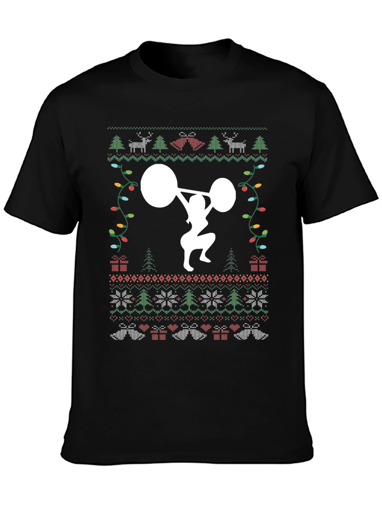 Christmas Weightlifting T-Shirt