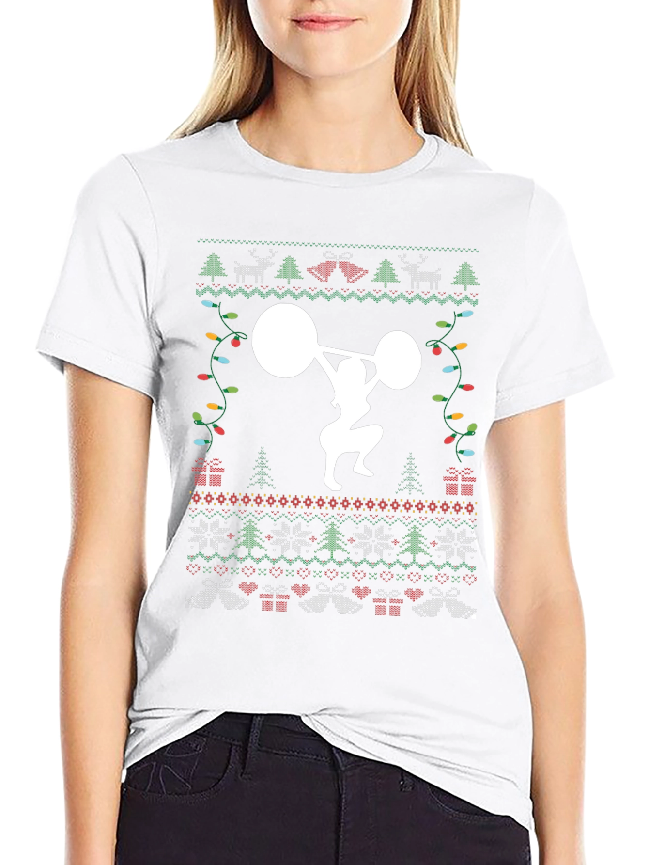 Christmas Weightlifting T-Shirt