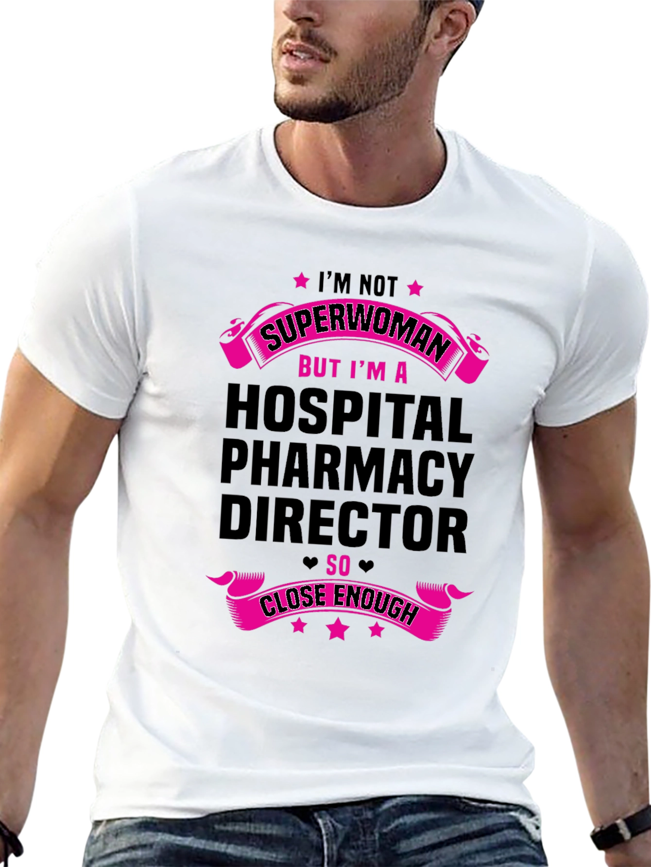 Hospital Pharmacy Director T-Shirt - Superwoman Gift