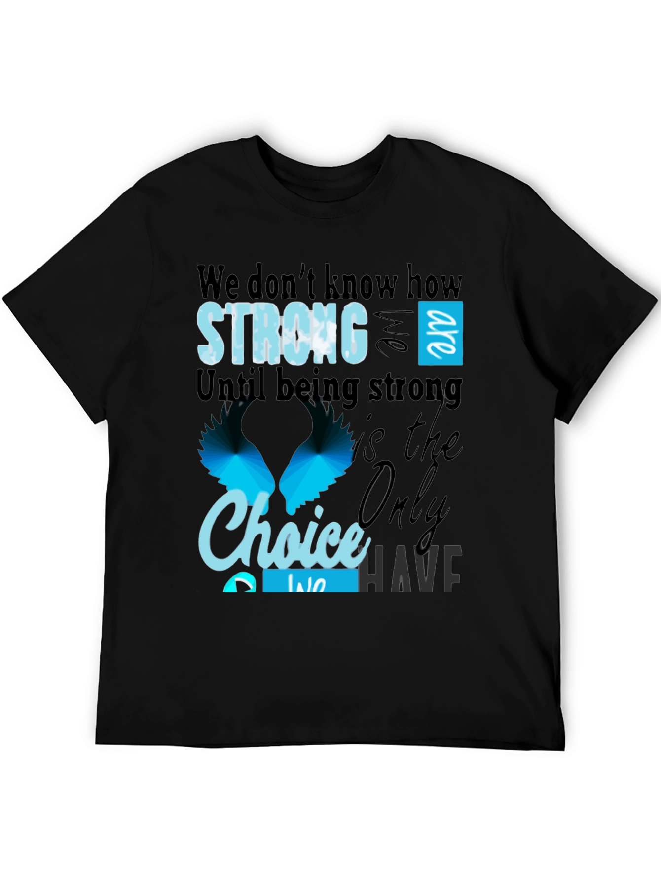 Strong Choice Graphic T-Shirt - Black