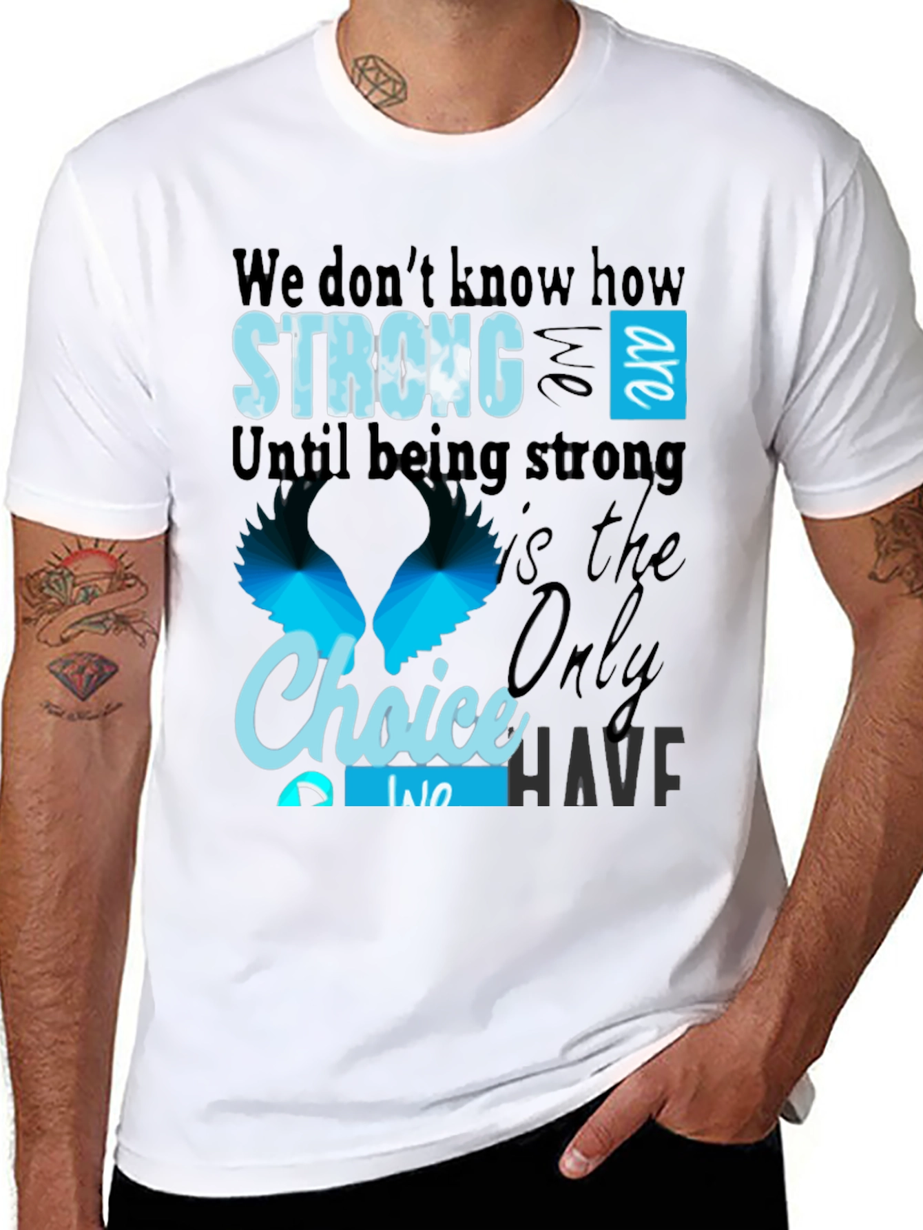 Strong Choice Graphic T-Shirt - Black