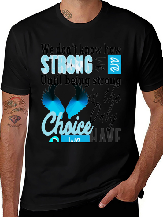 Strong Choice Graphic T-Shirt - Black