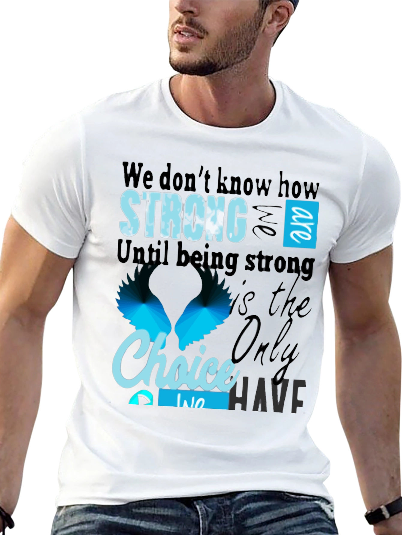 Strong Choice Graphic T-Shirt - Black