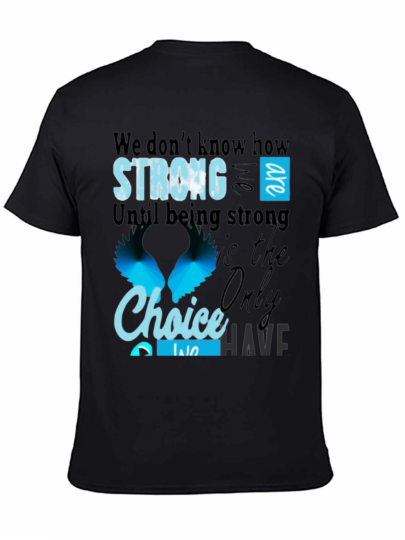 Strong Choice Graphic T-Shirt - Black