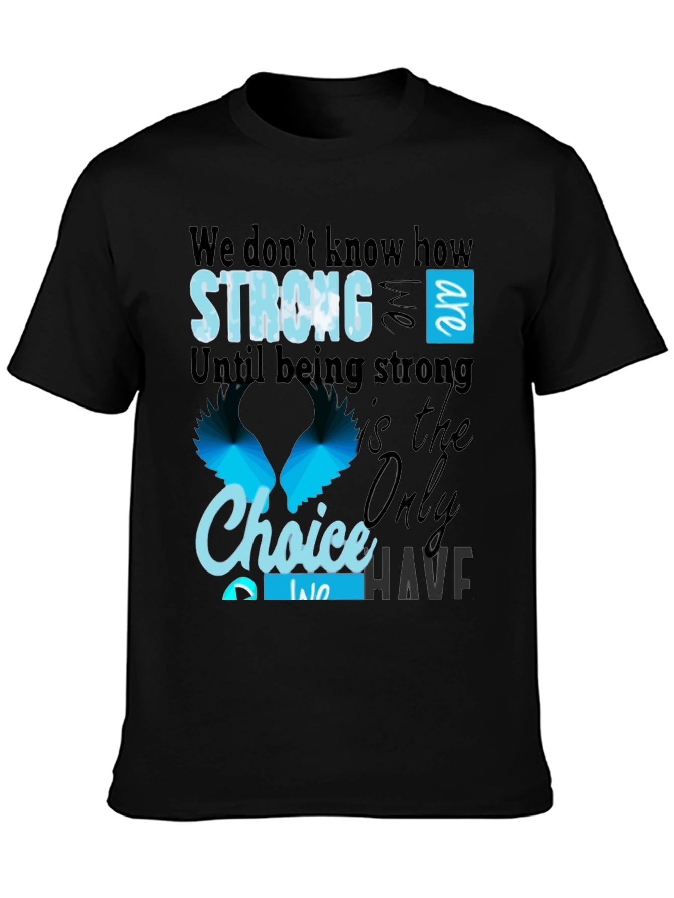 Strong Choice Graphic T-Shirt - Black