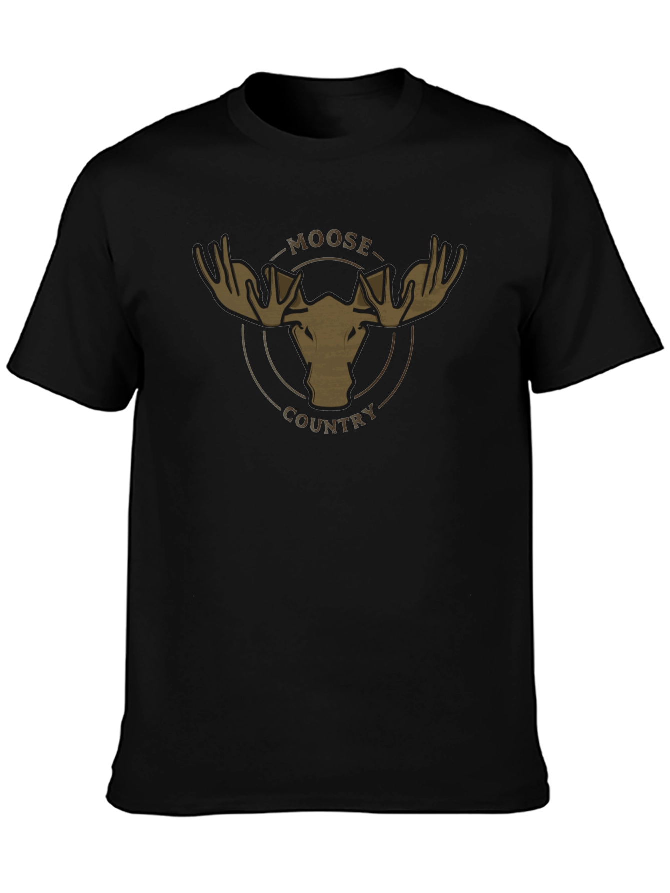 Moose Country Graphic T-Shirt - Soft Cotton Blend