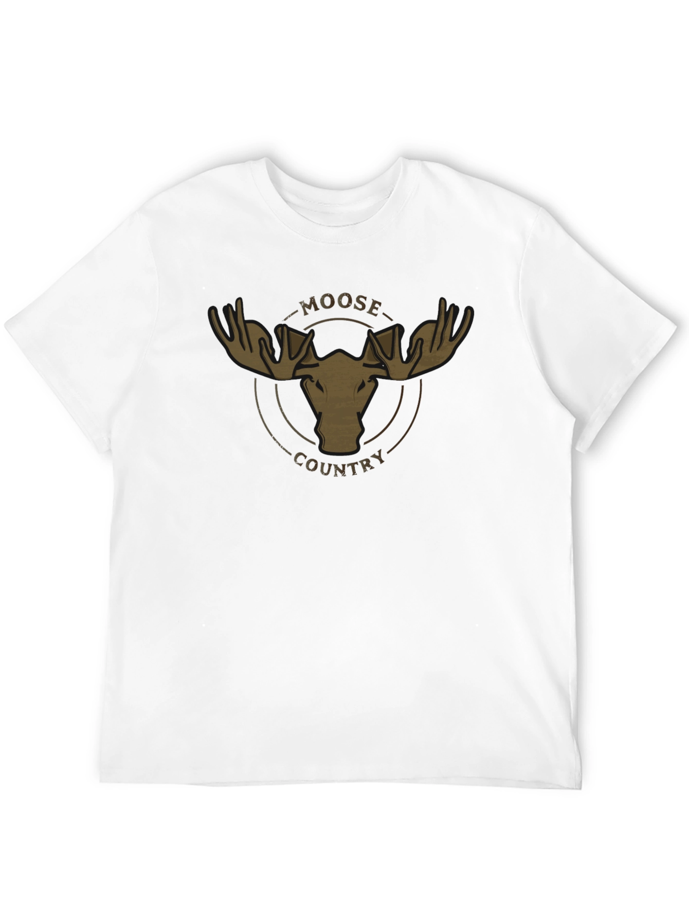 Moose Country Graphic T-Shirt - Soft Cotton Blend