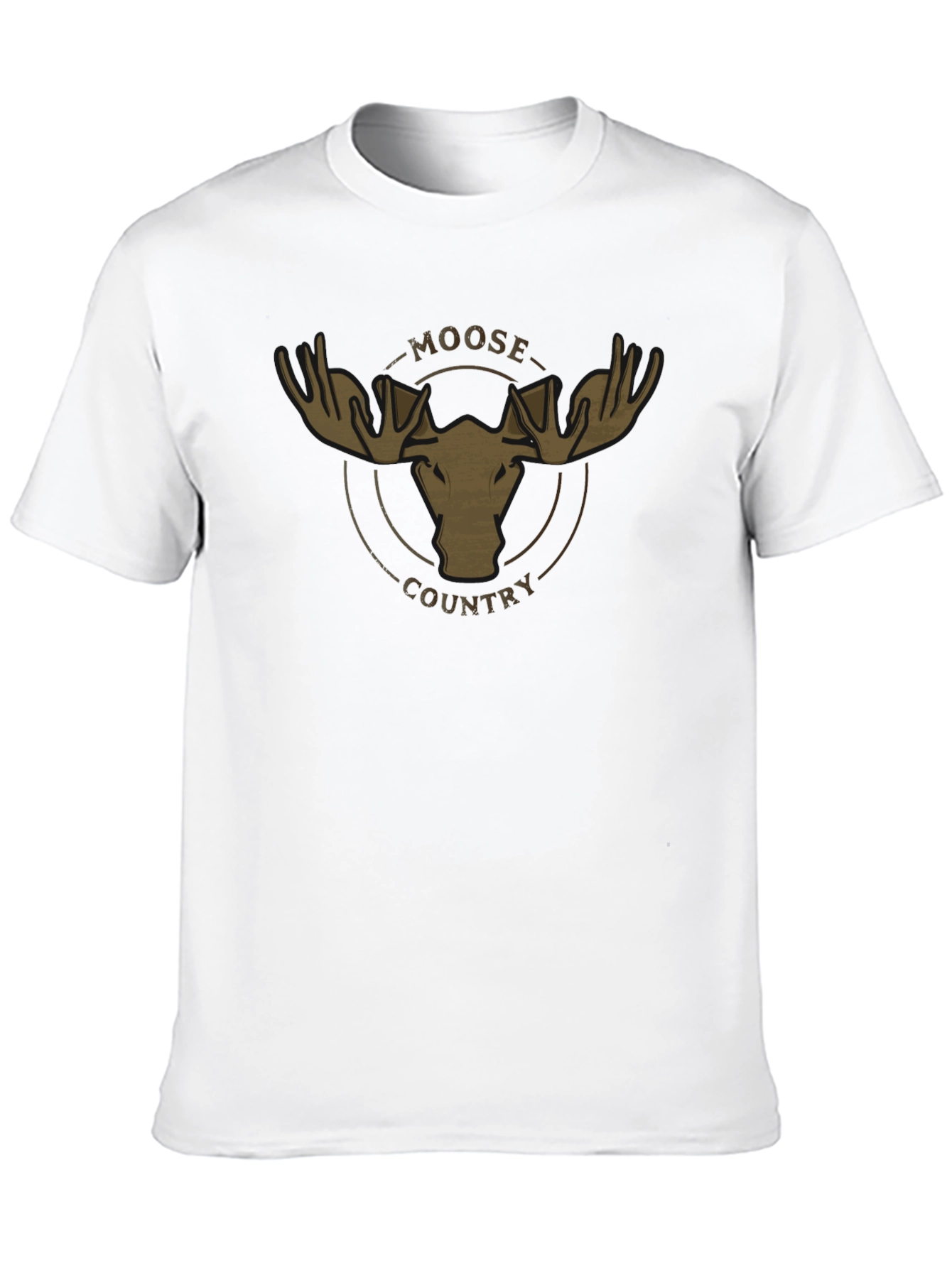 Moose Country Graphic T-Shirt - Soft Cotton Blend