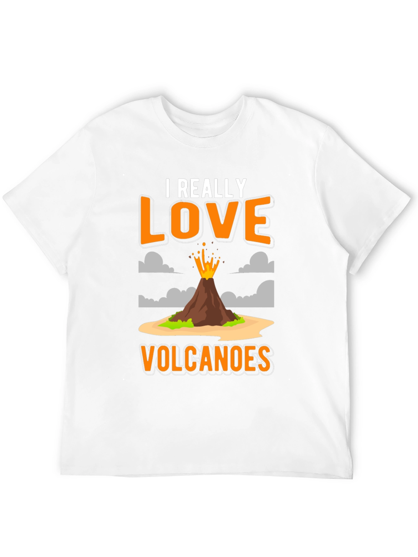I Really Love Volcanoes Graphic T-Shirt