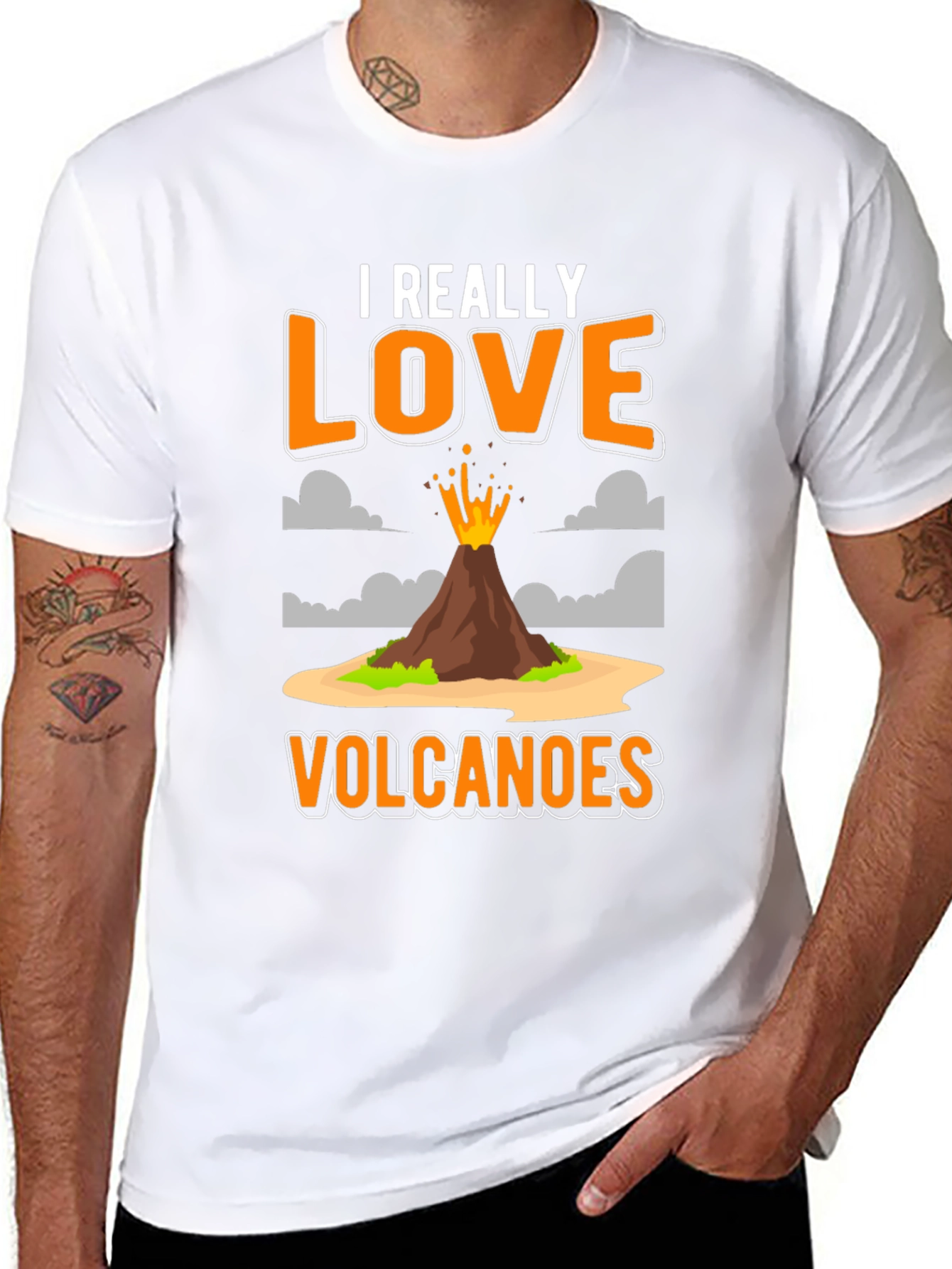 I Really Love Volcanoes Graphic T-Shirt