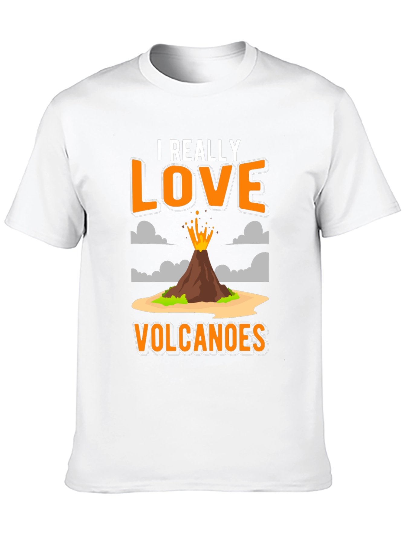 I Really Love Volcanoes Graphic T-Shirt