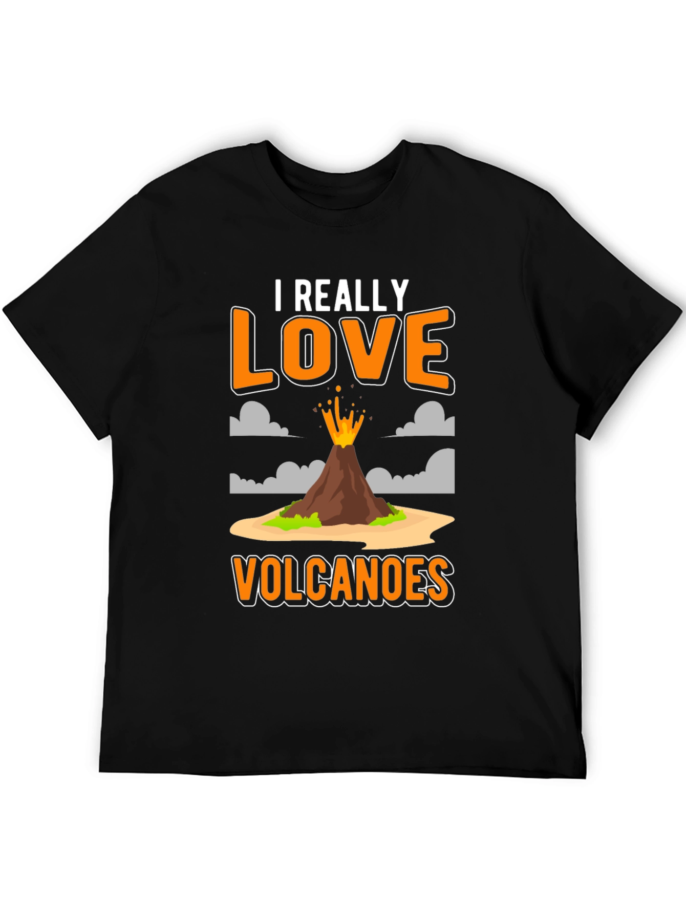 I Really Love Volcanoes Graphic T-Shirt