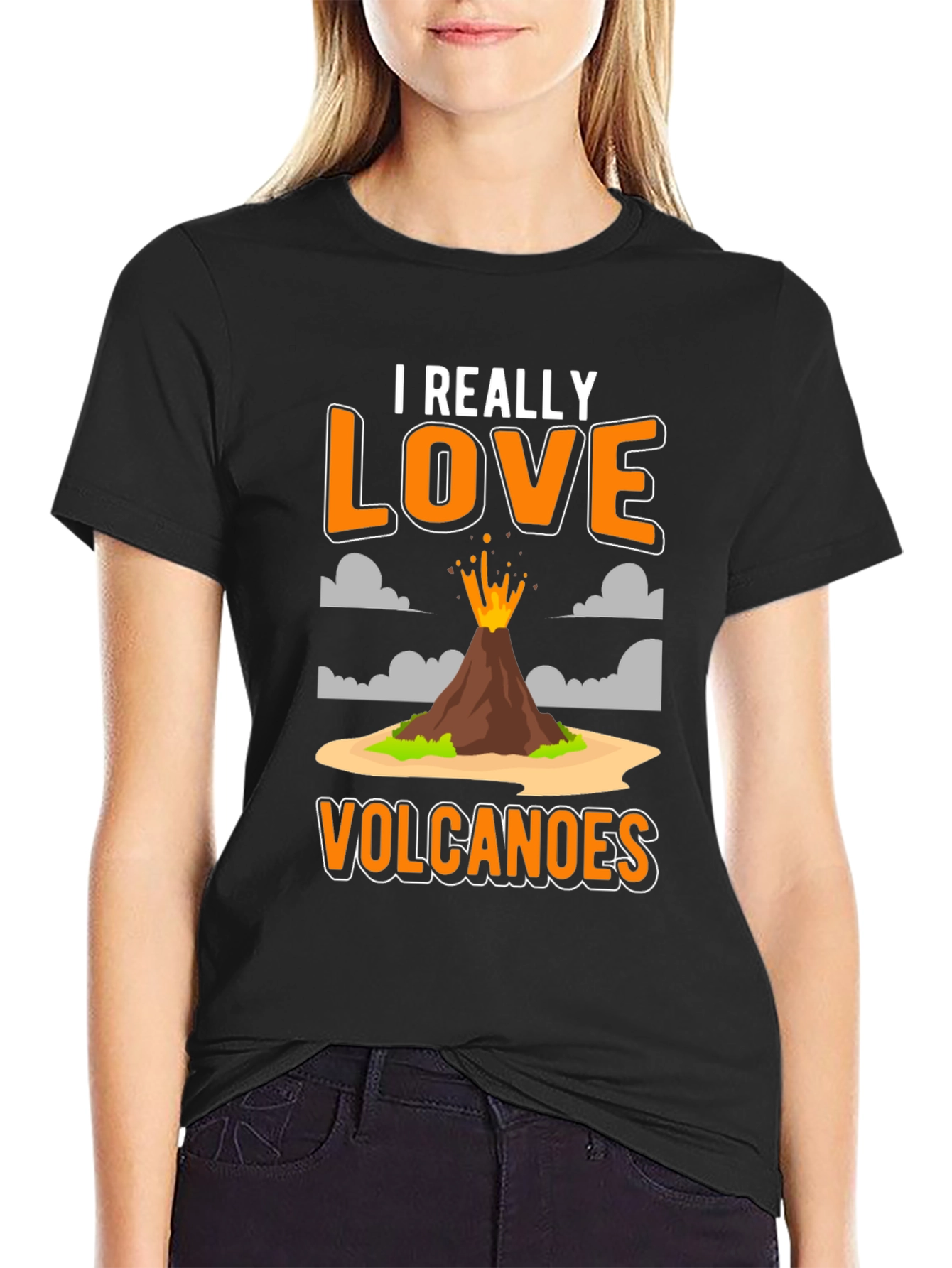 I Really Love Volcanoes Graphic T-Shirt