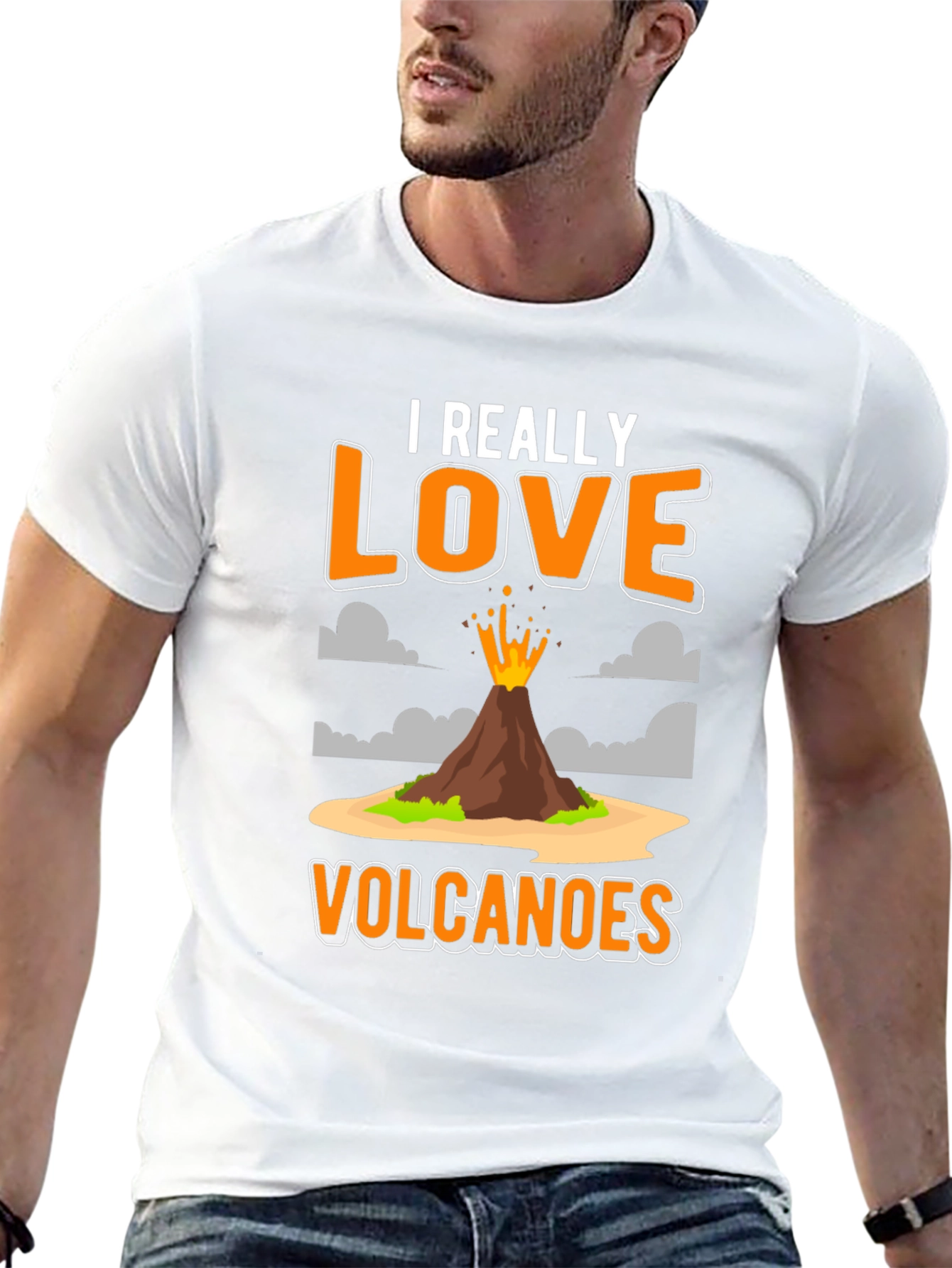 I Really Love Volcanoes Graphic T-Shirt