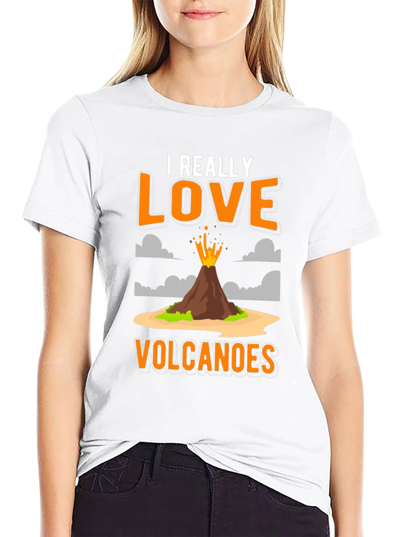 I Really Love Volcanoes Graphic T-Shirt