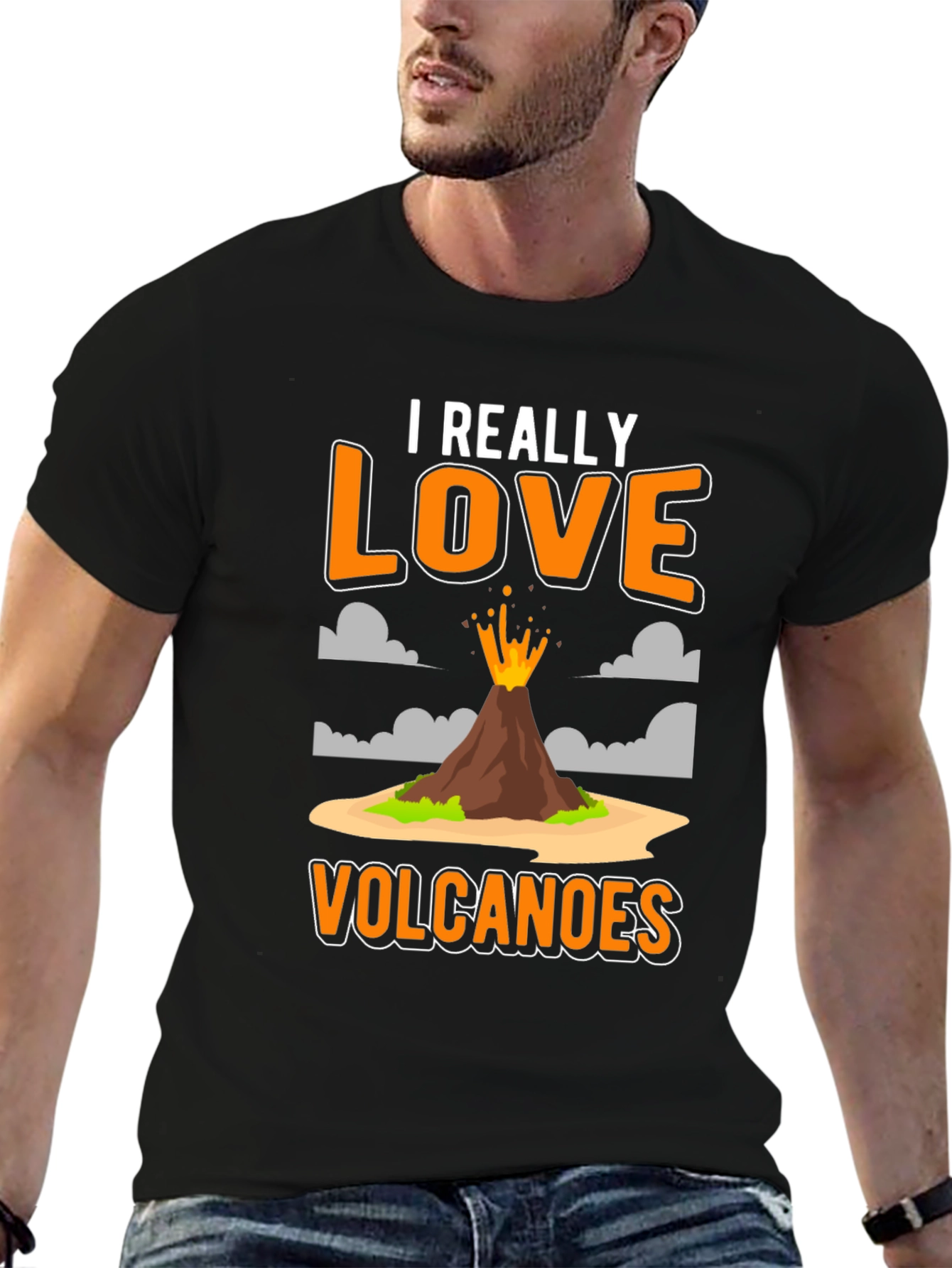 I Really Love Volcanoes Graphic T-Shirt