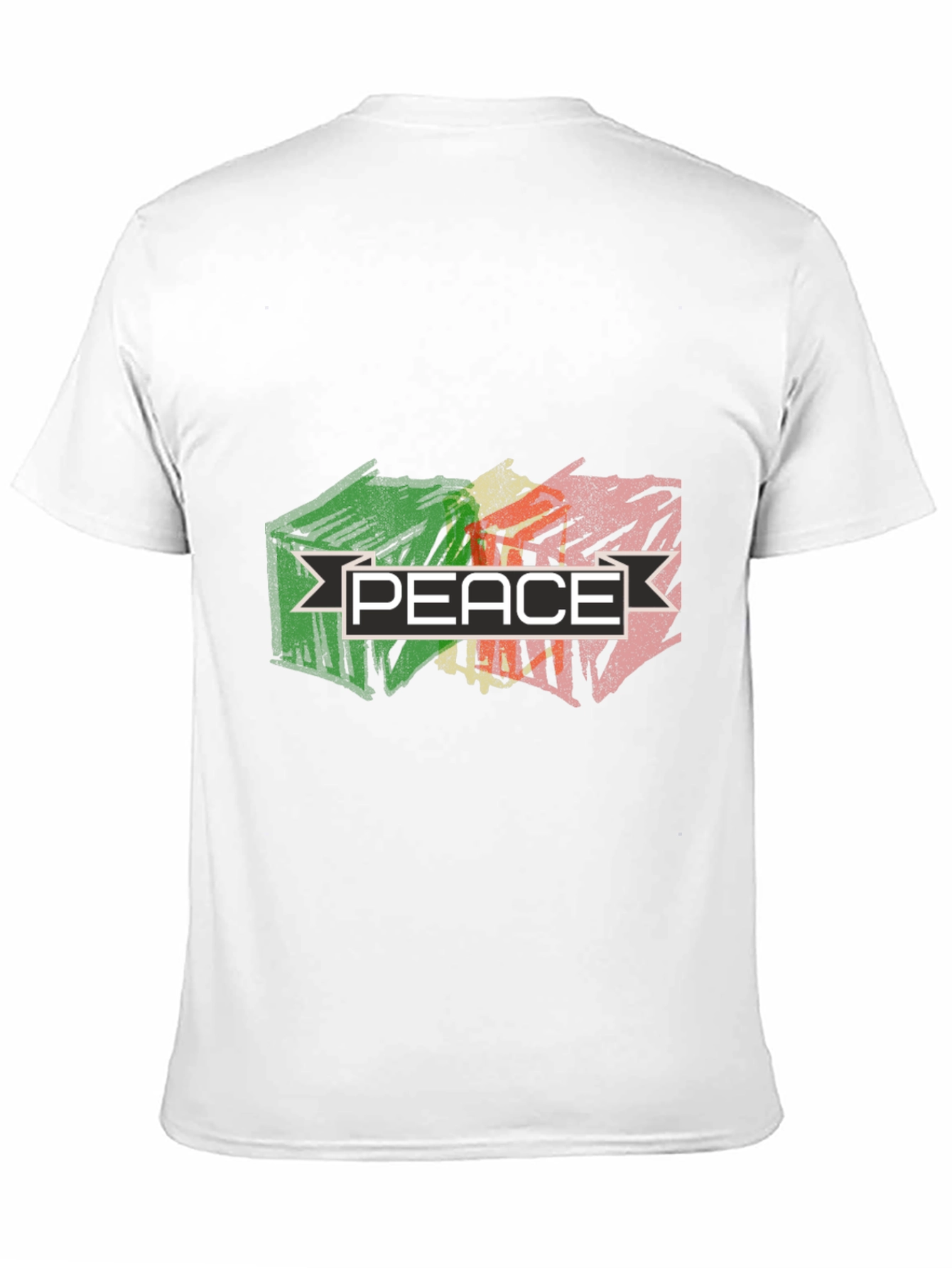 Peace Graphic T-Shirt - Black