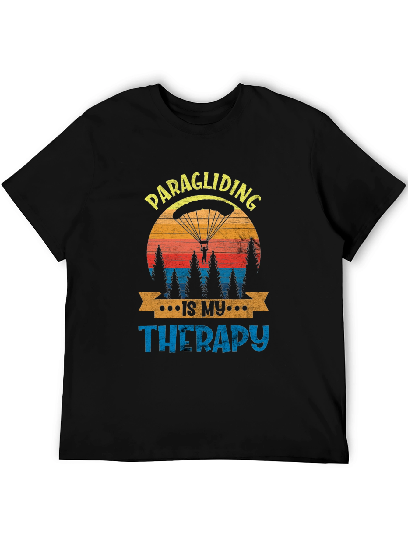 Paragliding Is My Therapy Graphic Tee