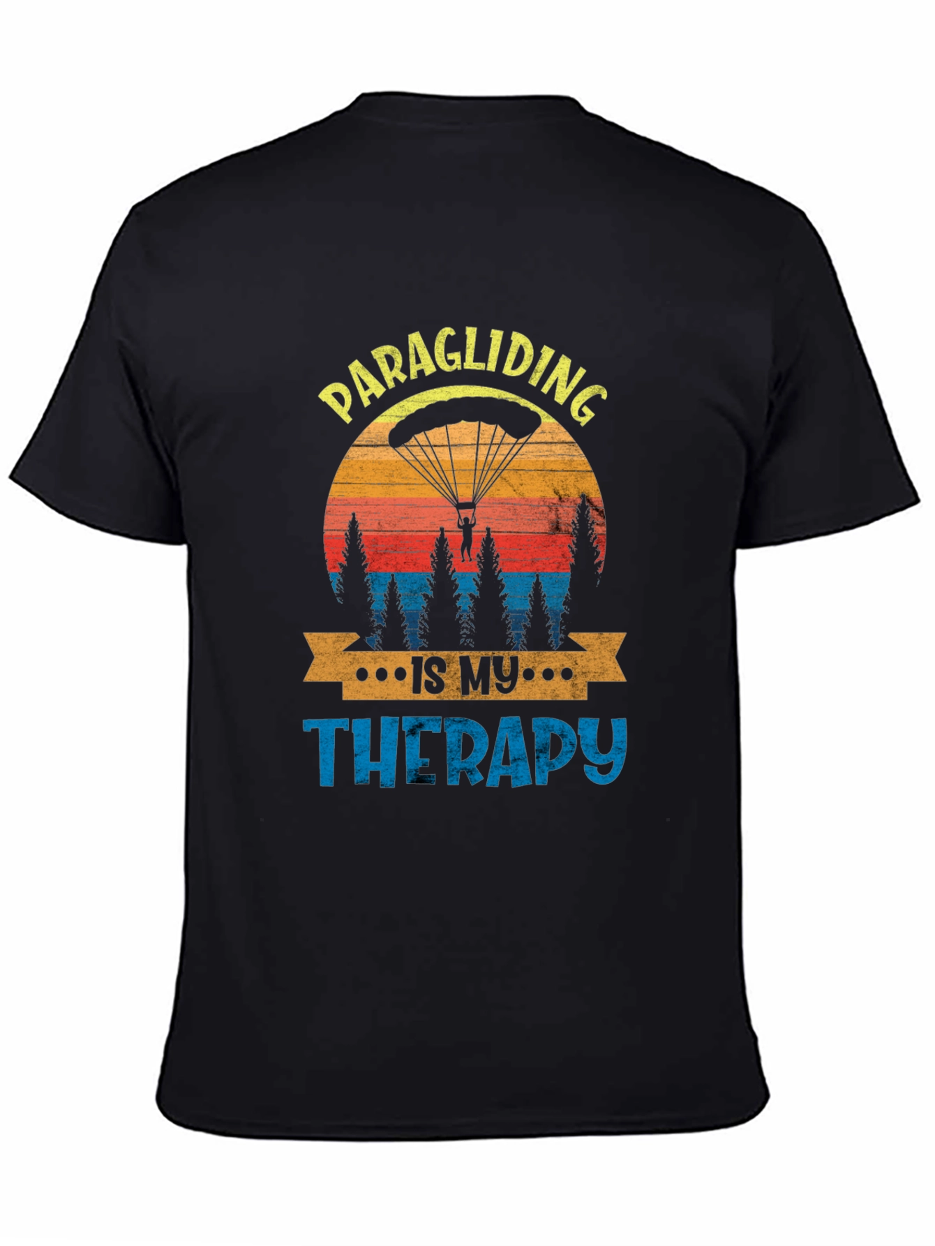 Paragliding Is My Therapy Graphic Tee