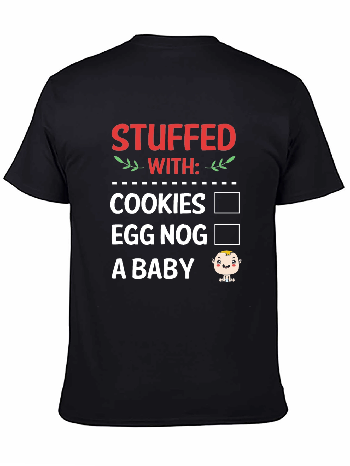 Stuffed With: Funny Christmas Holiday T-Shirt