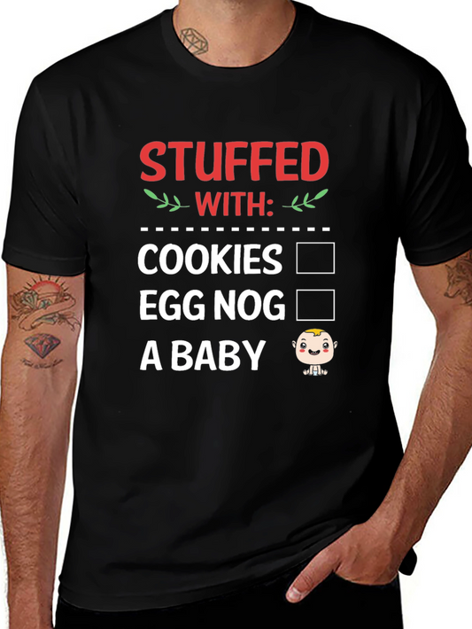 Stuffed With: Funny Christmas Holiday T-Shirt