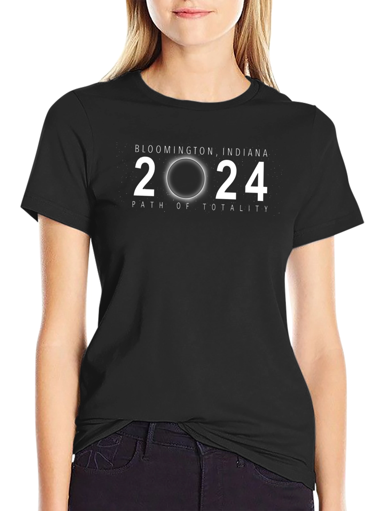 Bloomington Indiana 2024 Eclipse T-Shirt